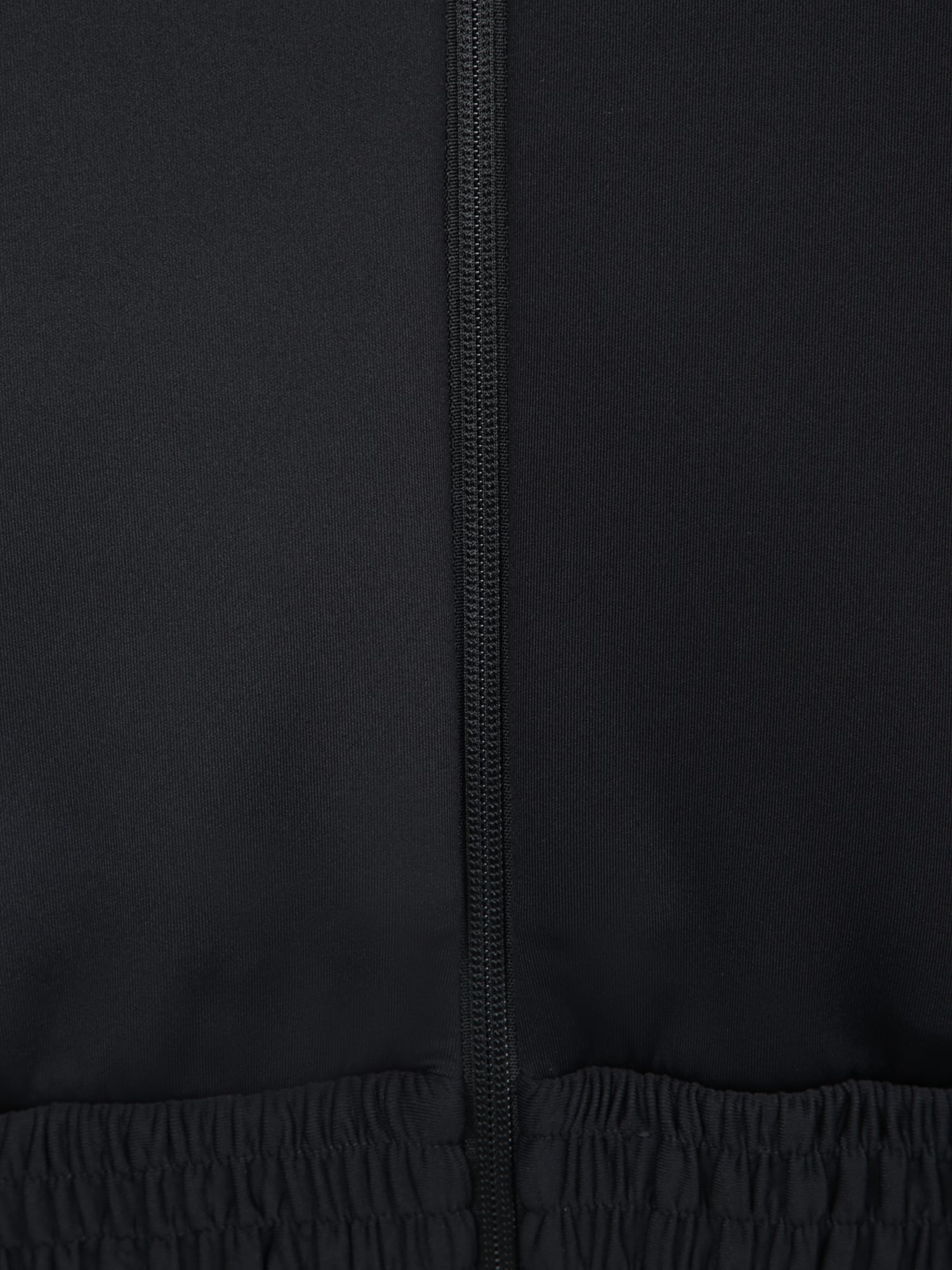 Shop Moncler Black Stretch Polyester Sweatshirt In Nero