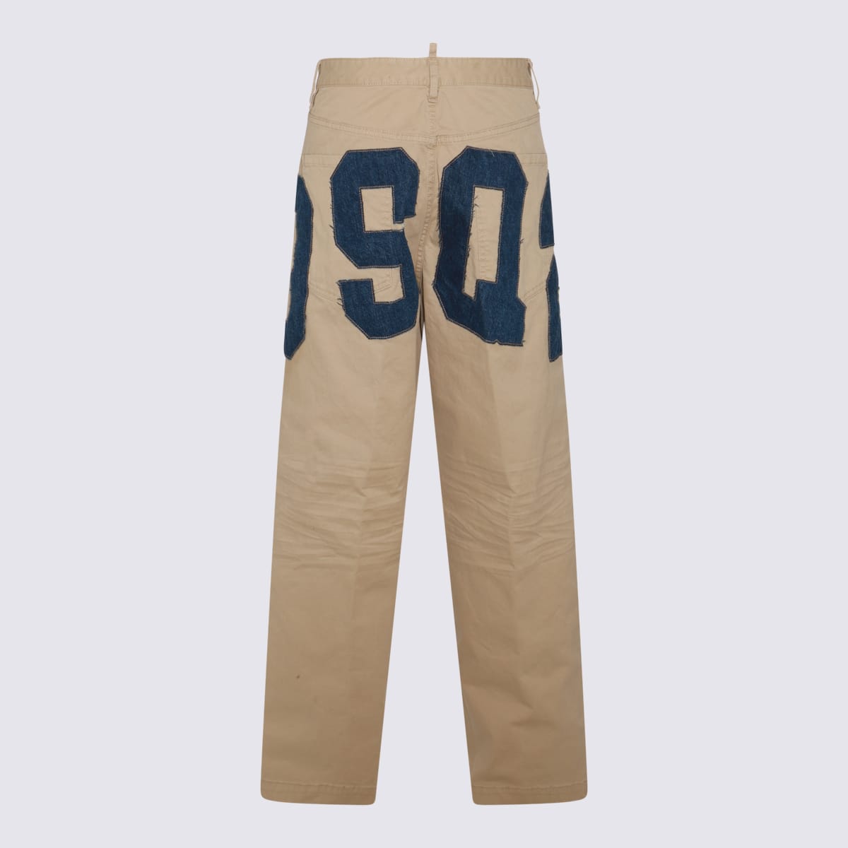 Shop Dsquared2 Stone Cotton Pants