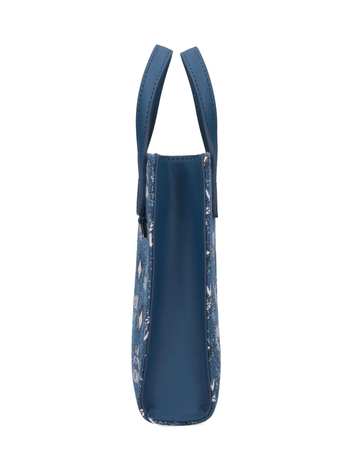 Shop Mcm Aren Mini Tote Bag In Blue