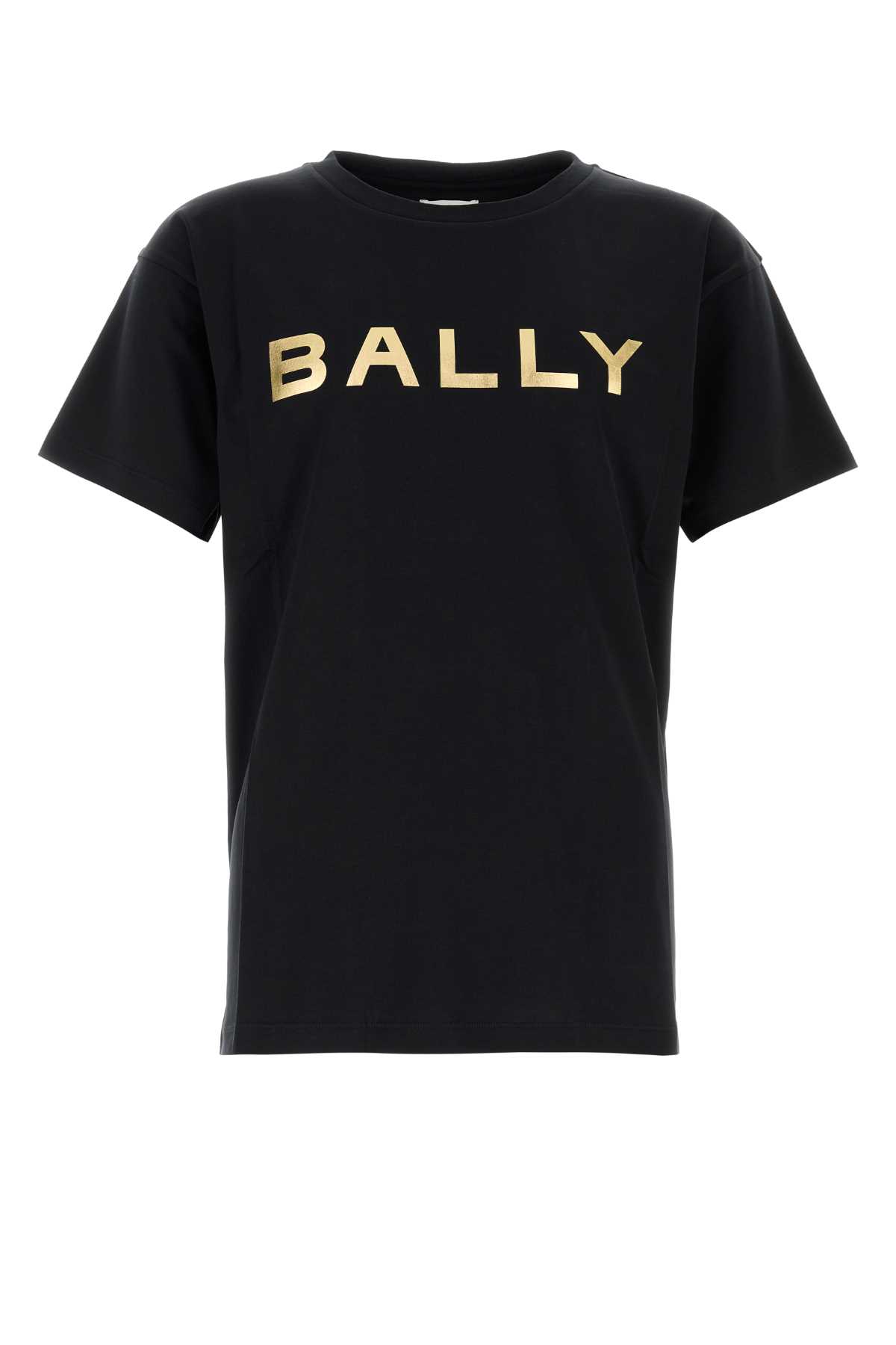 Shop Bally Black Cotton T-shirt