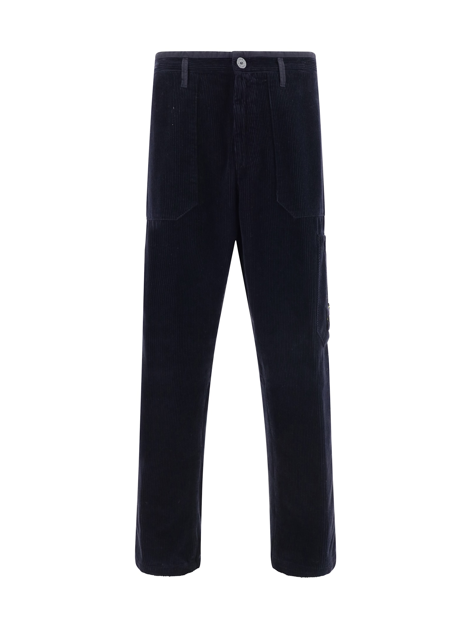 Stone Island Pants In Navy Blue