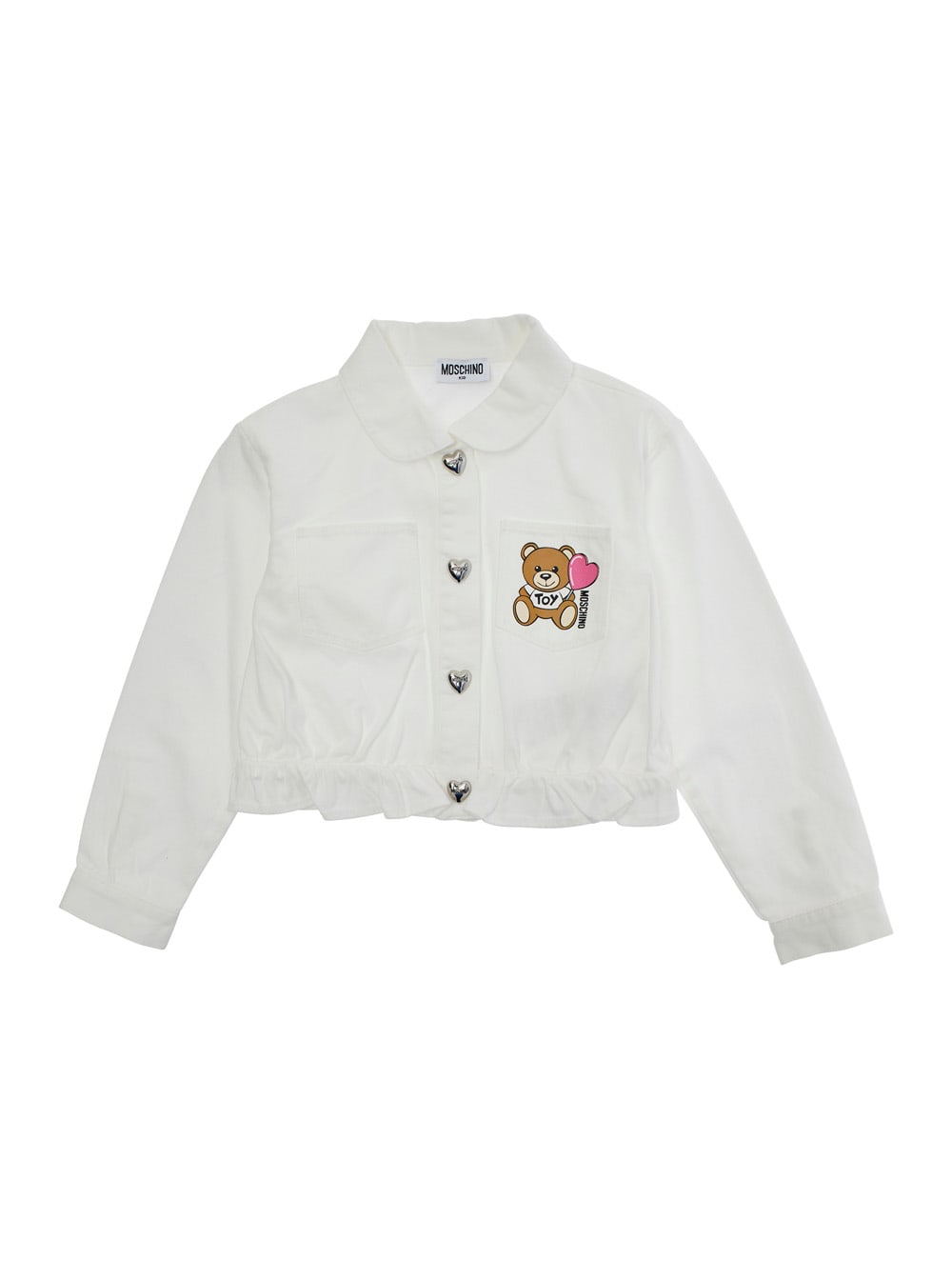 Moschino Teddy Bear-print Jacket In White