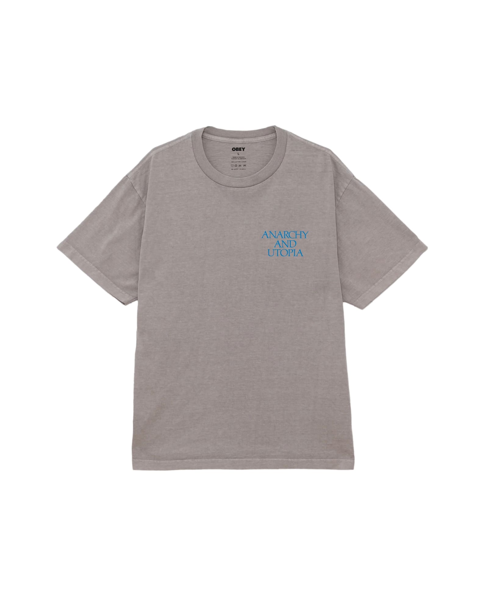 Obey Utopia T-shirt In Neutral