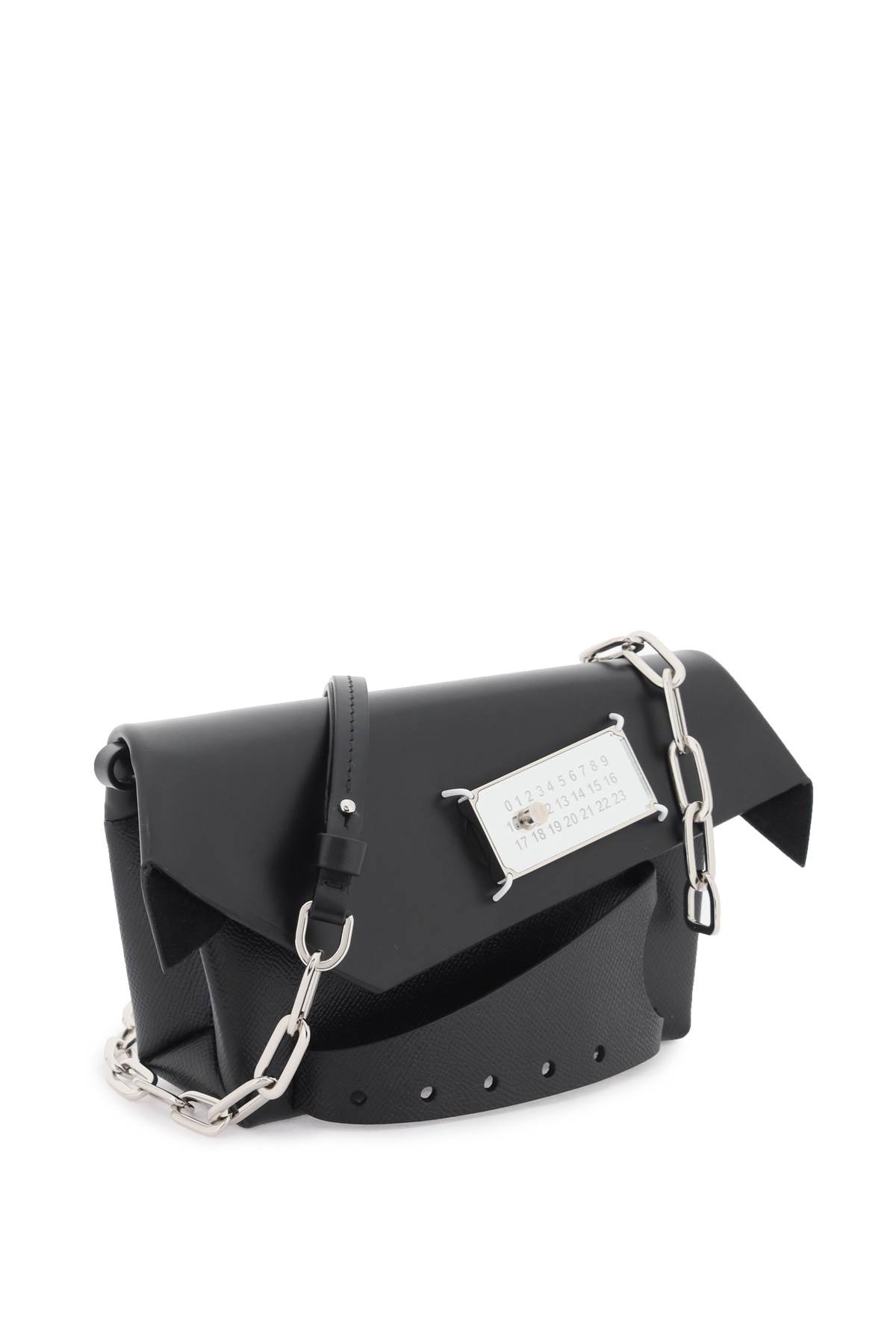 Shop Maison Margiela Snatched Small Clutch In Black