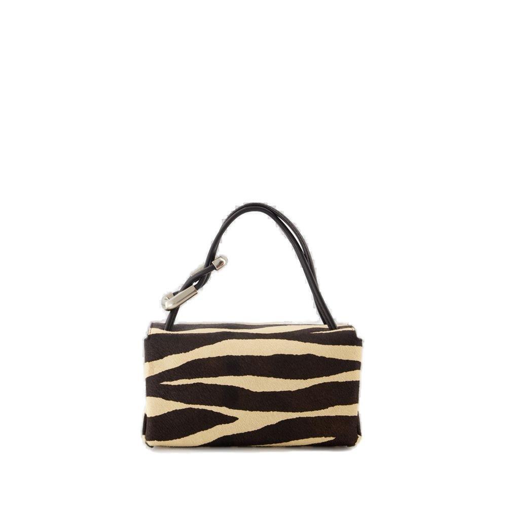 Shop Marc Jacobs The Zebra Printed Mini Dual Bag In Multicolour