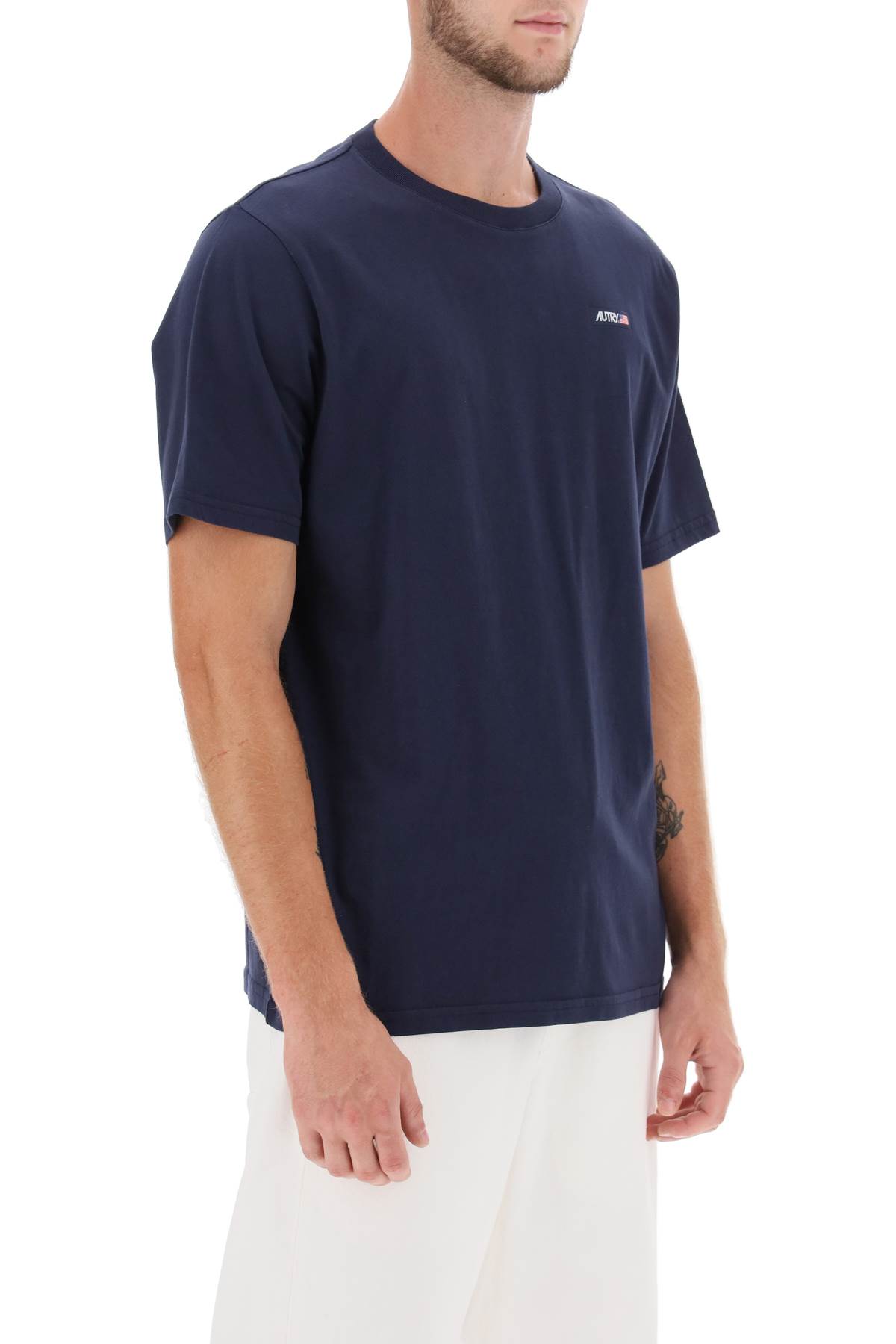 Shop Autry Icon T-shirt In Blue