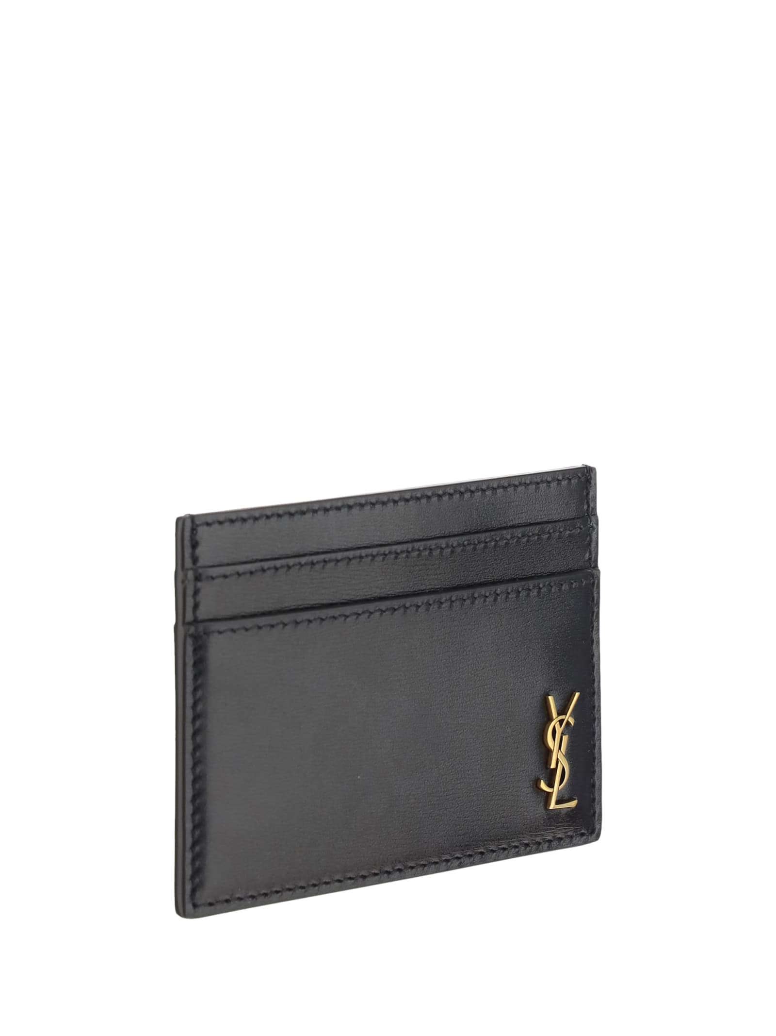 Saint Laurent Card Holder In Nero