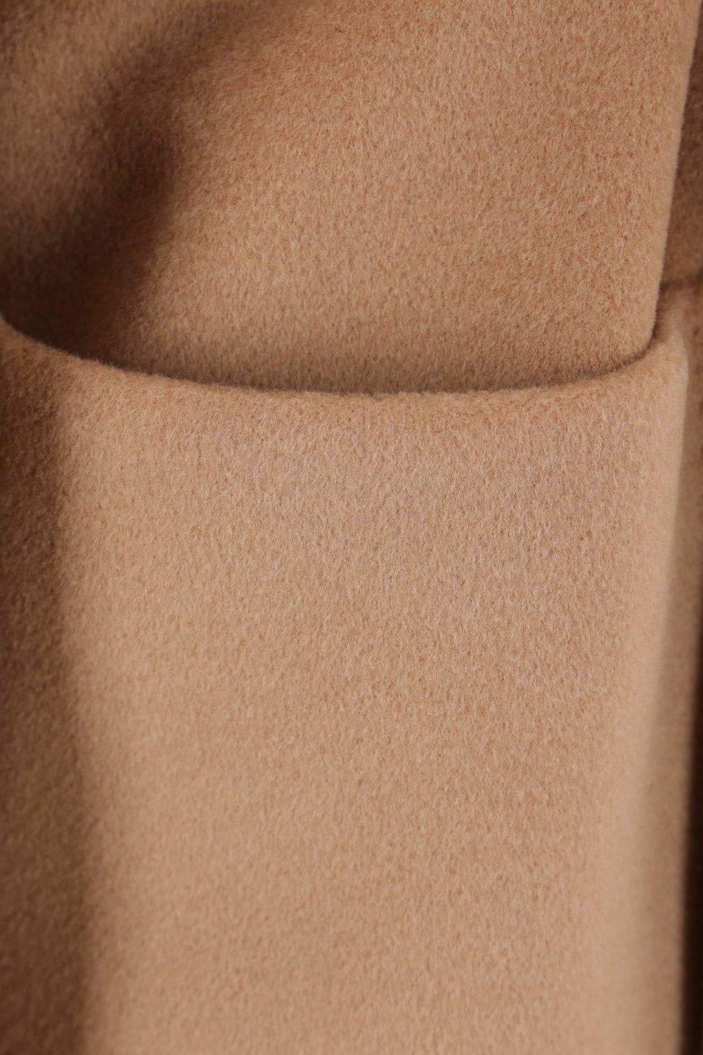 Max Mara Tan Locri Coat In Brown