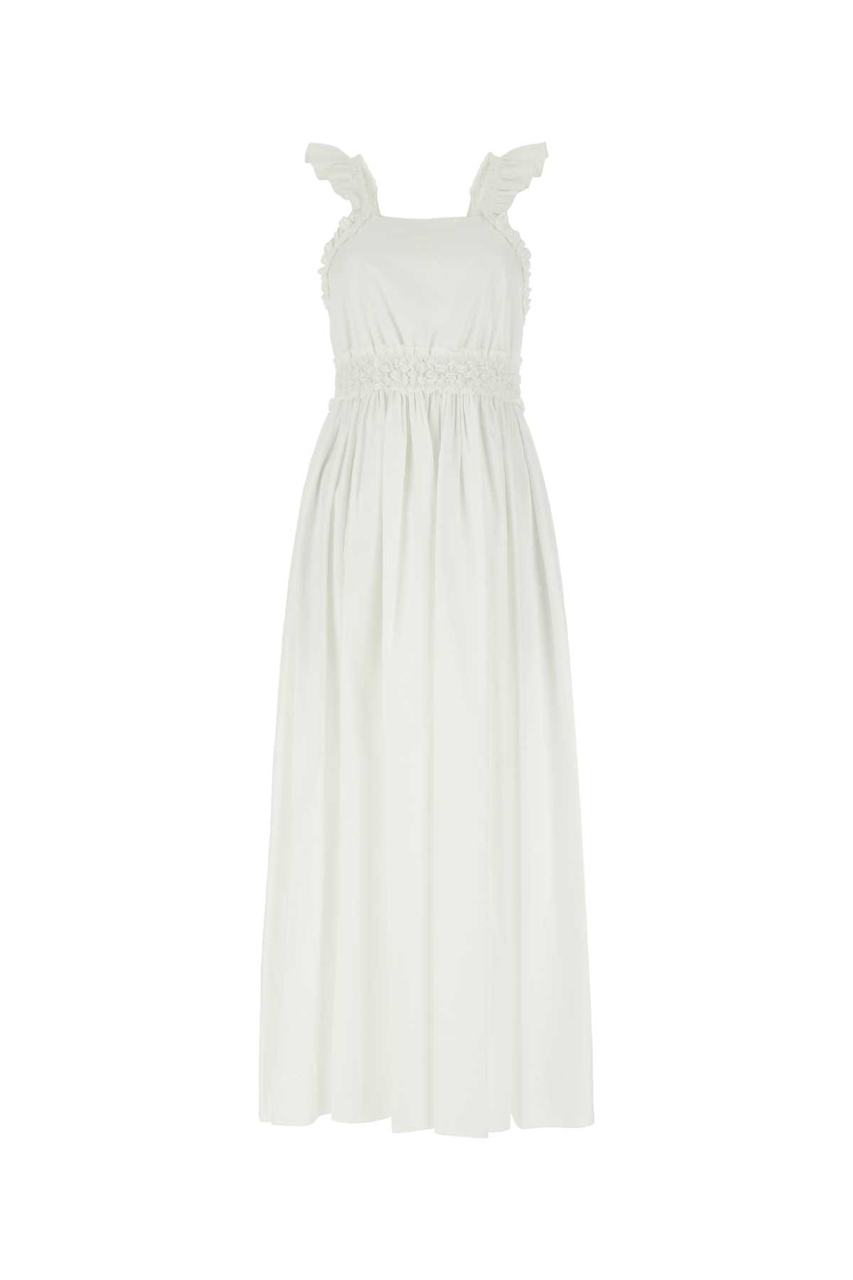 Chloé White Cotton Dress