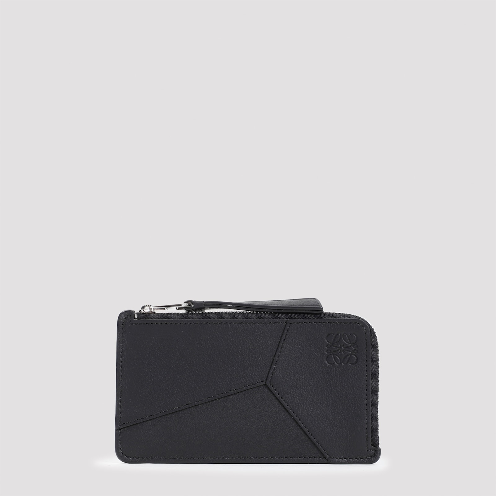 Loewe Puzzle Edge Coin Card Holder In Blue