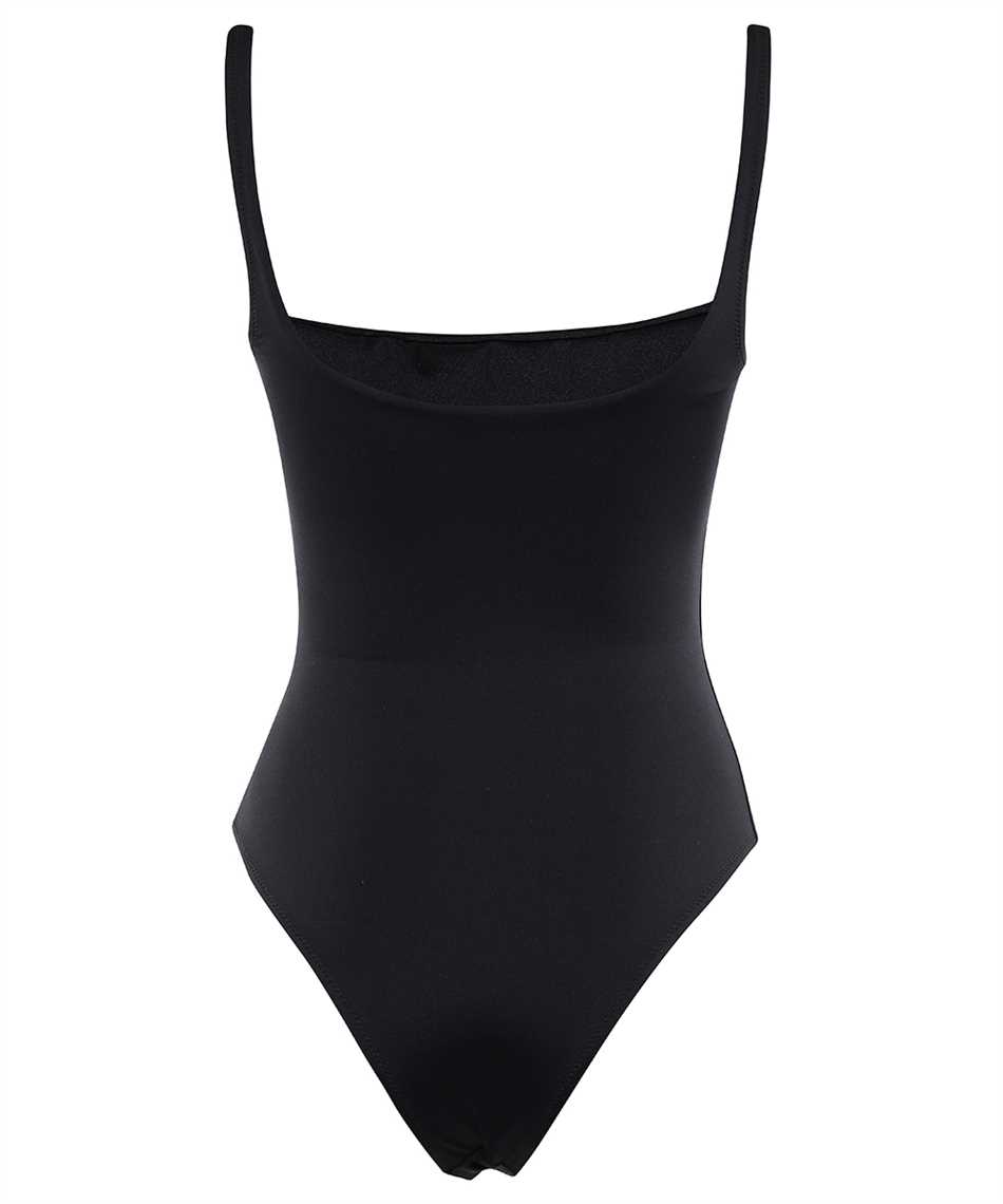 Off-white Printed One-piece Swimsuit In Black