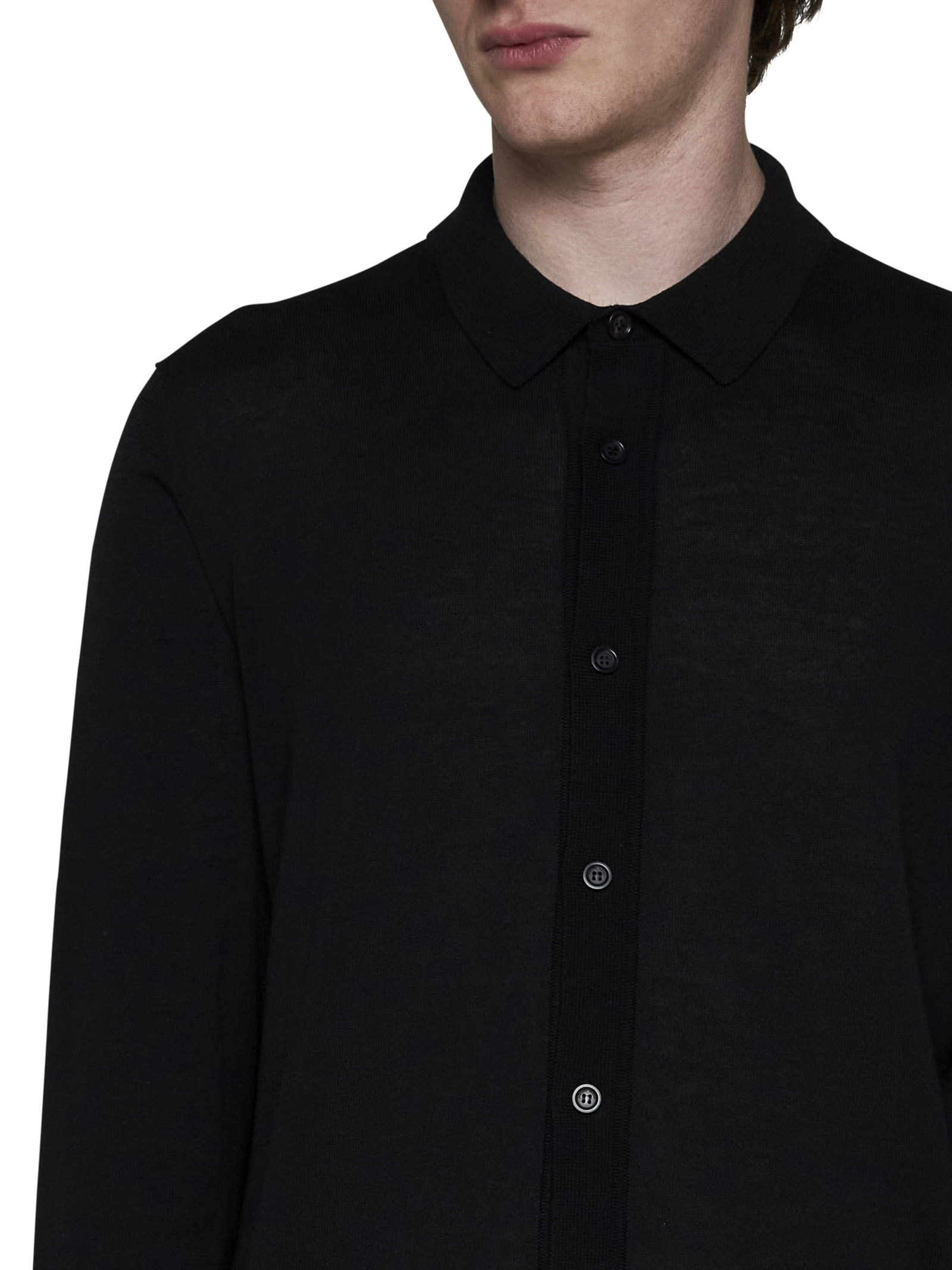 Shop Roberto Collina Shirt In Black