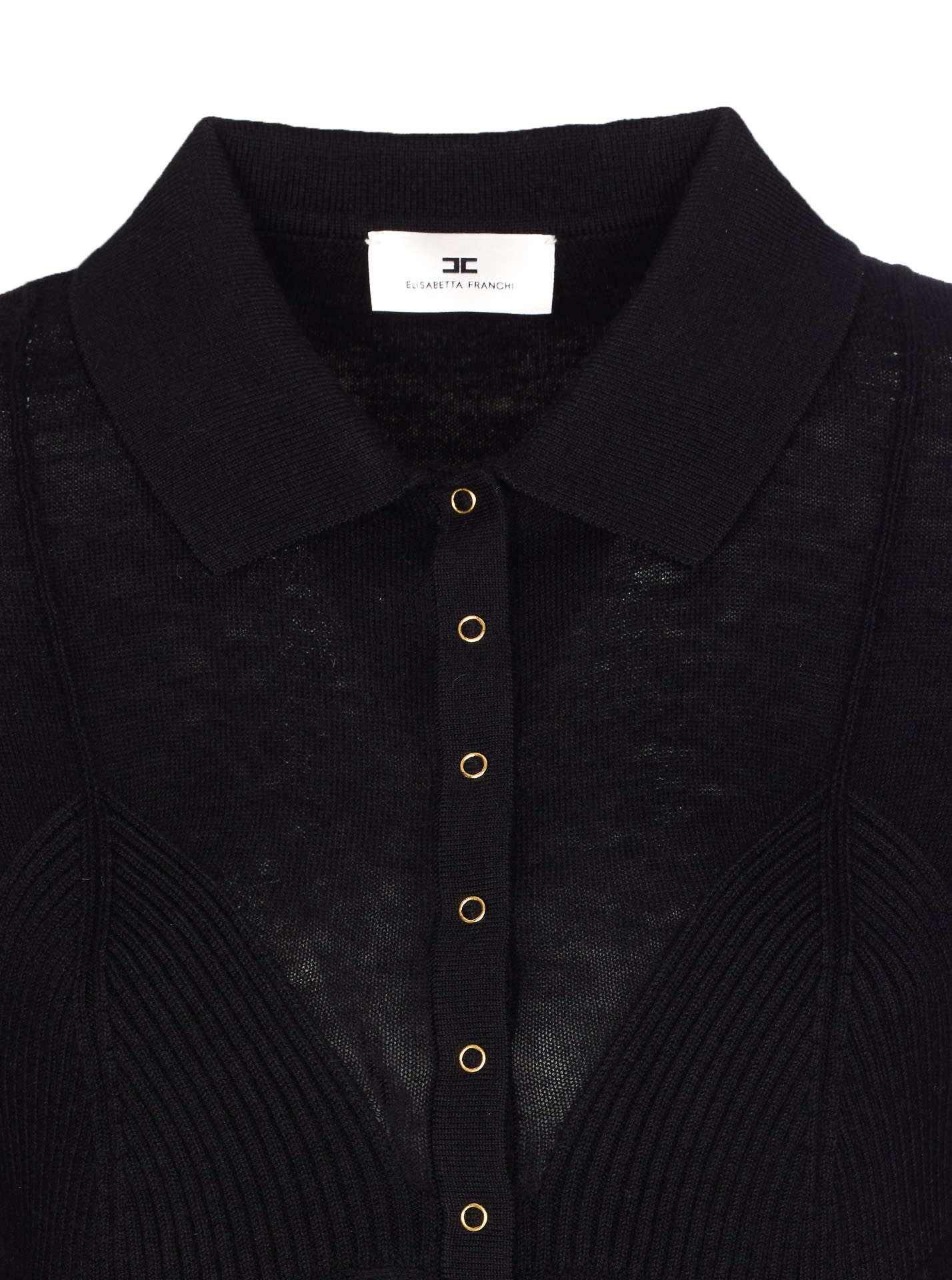 Elisabetta Franchi Cardigan In Black