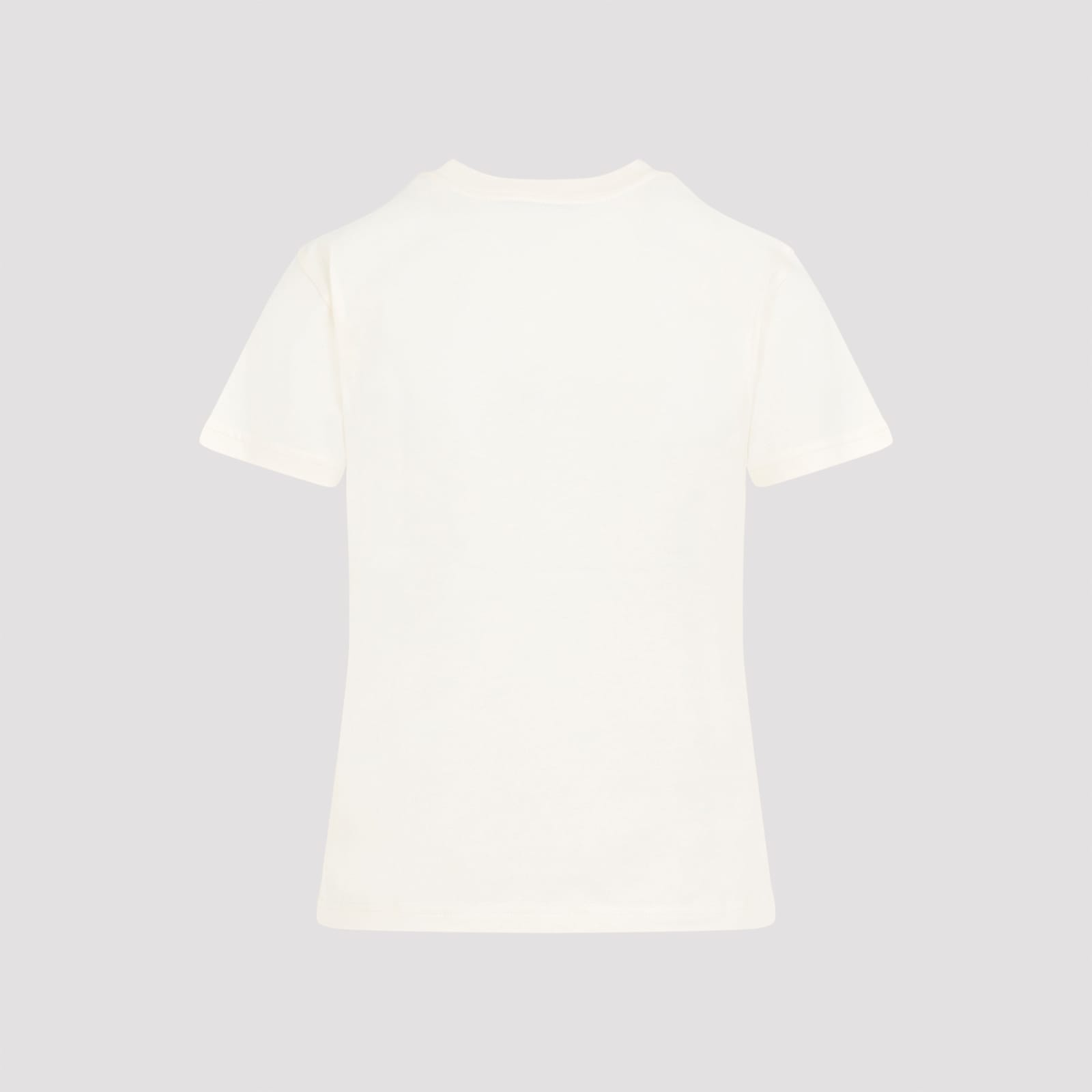 Shop Moncler T-shirt In Natural