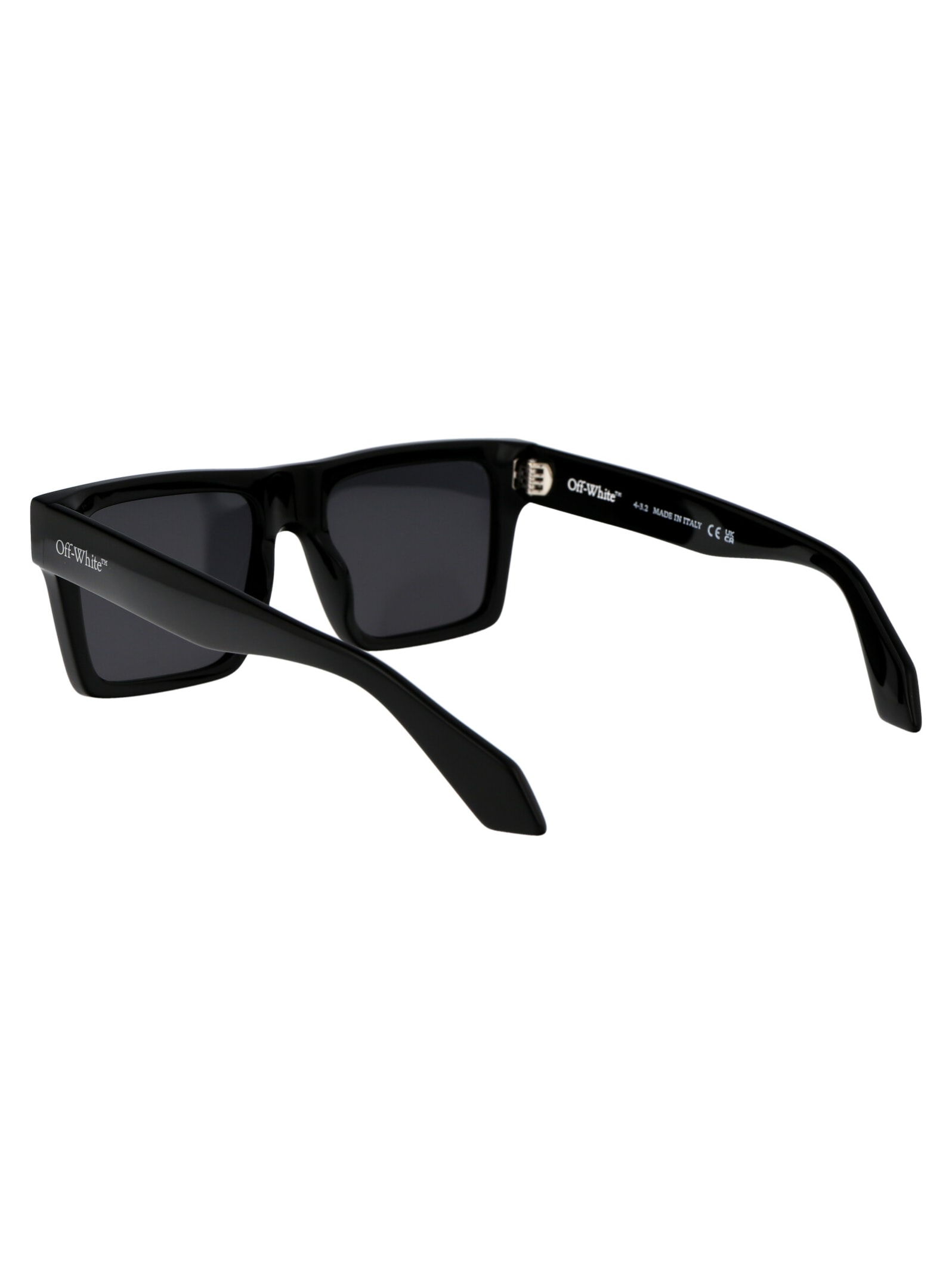 Shop Off-white Lawton Sunglasses In 1007 Black