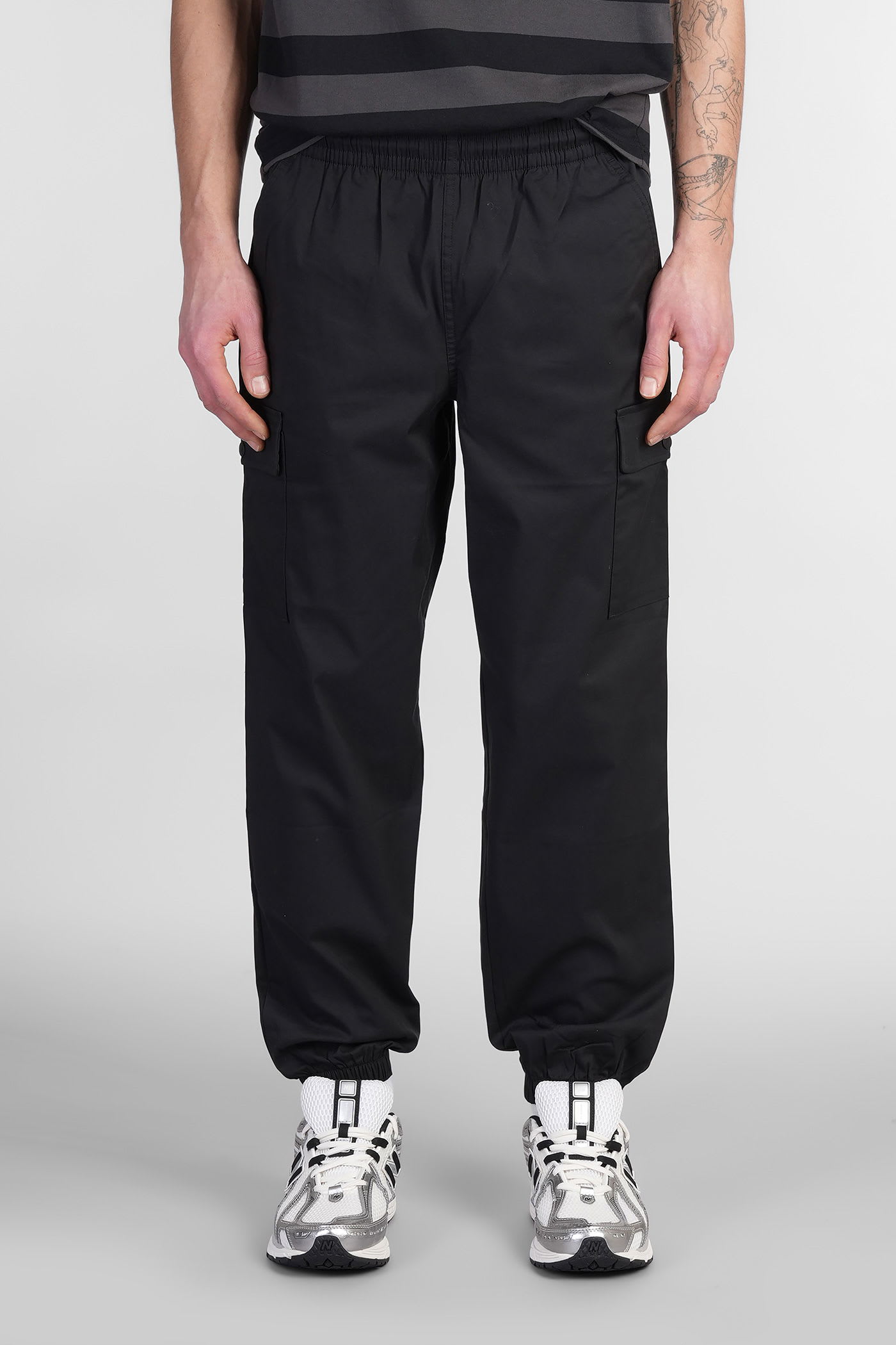 New Balance Pants In Black Cotton