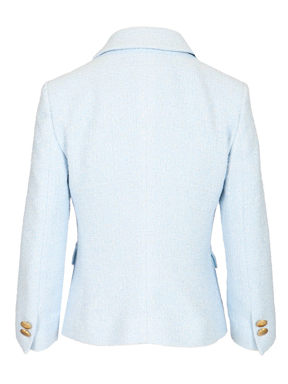 Shop Tagliatore Short Jacket In Light Blue