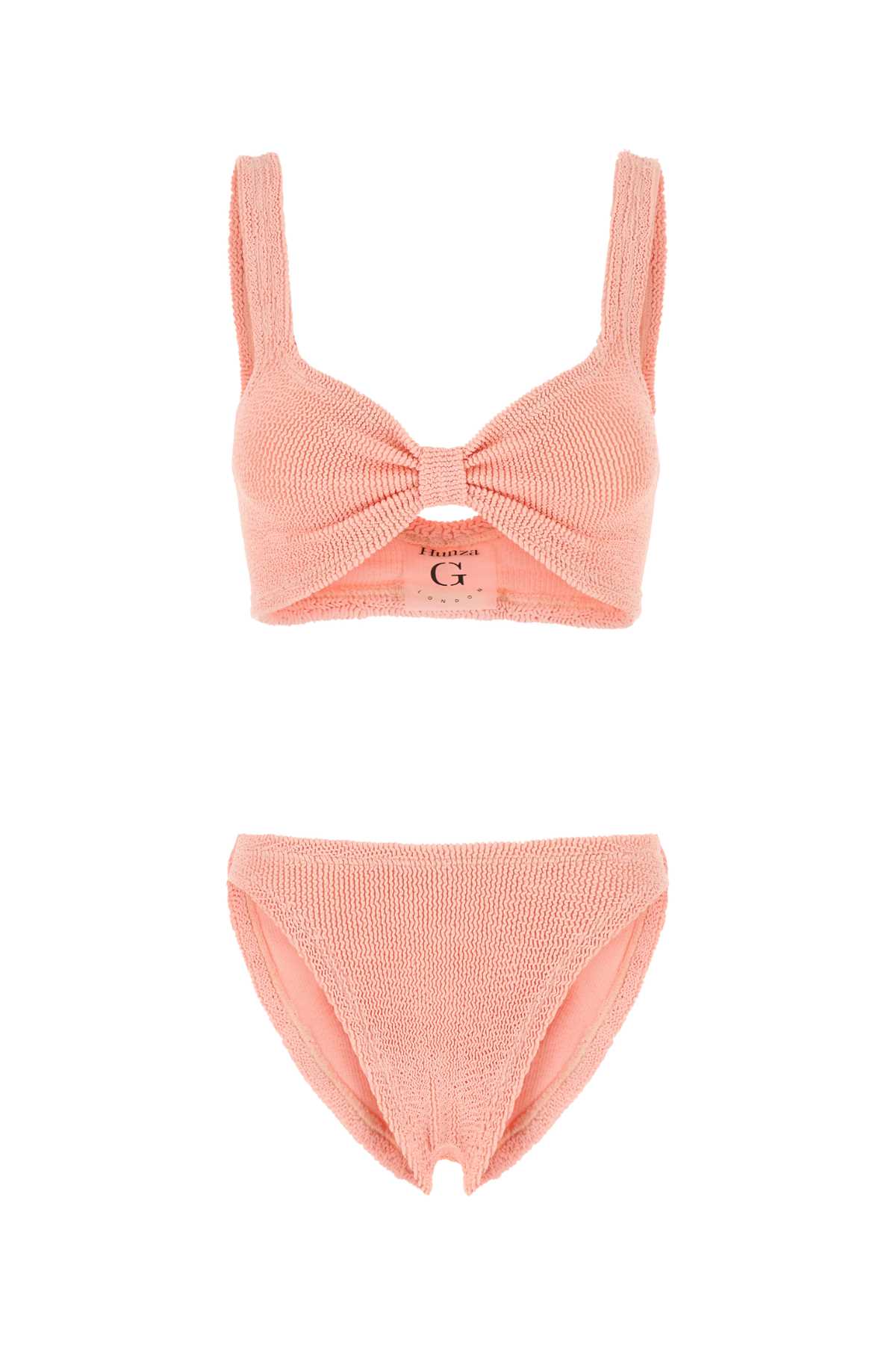 Salmon Stretch Nylon Bonnie Bikini