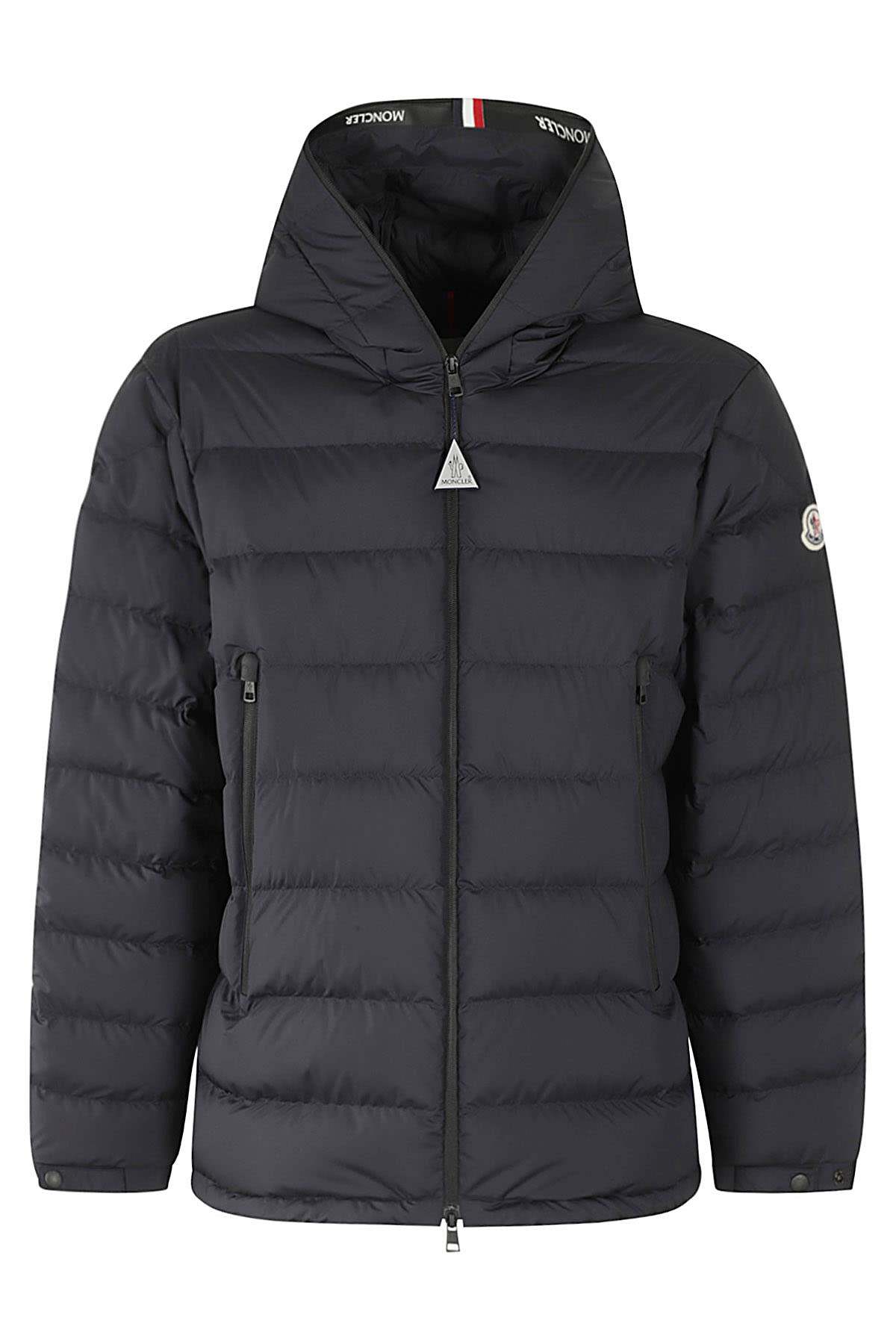 Moncler Chambeyron Short Parka In Blue