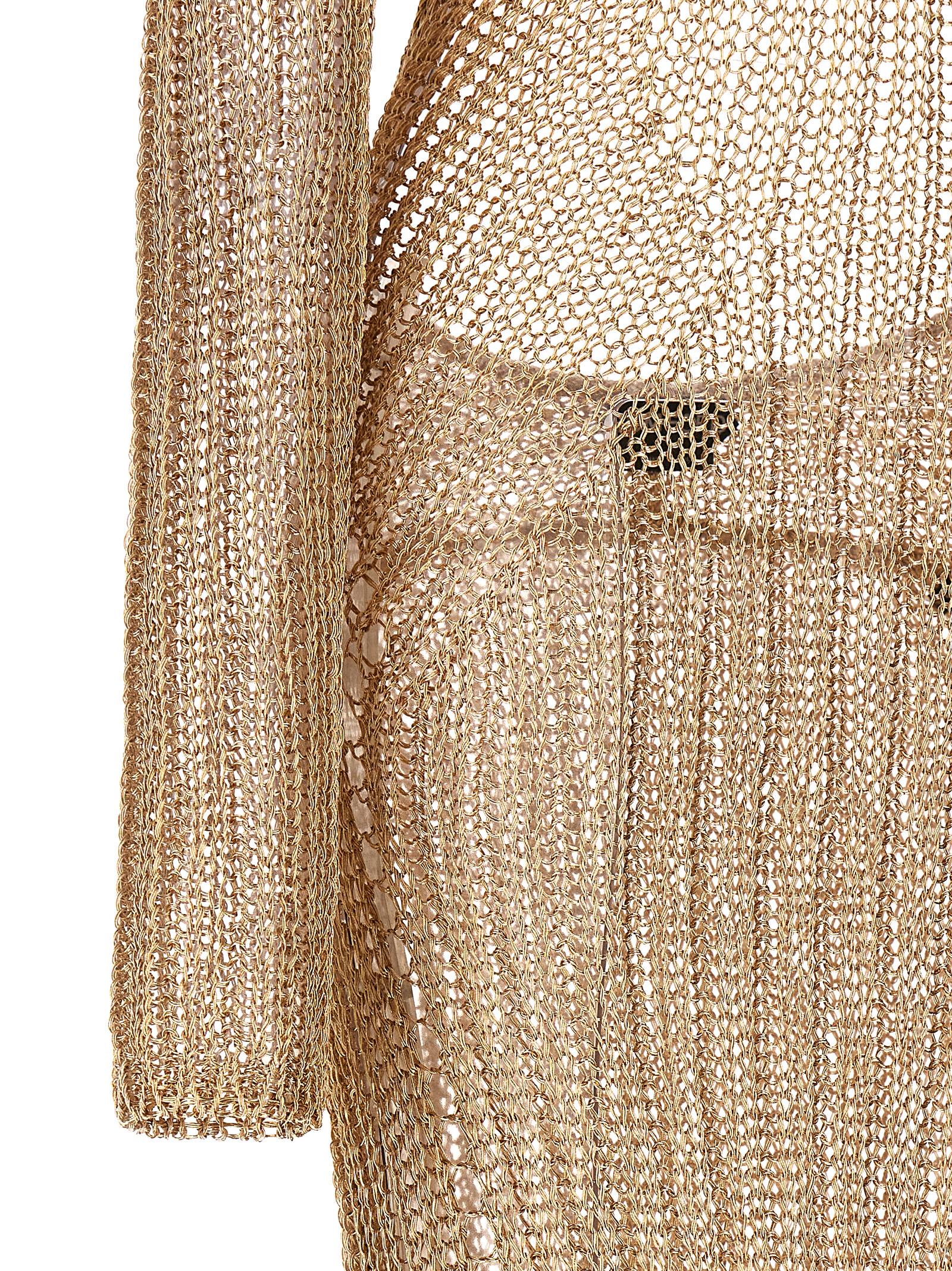 Shop Tom Ford Maxi Cut Out Dress In Gold