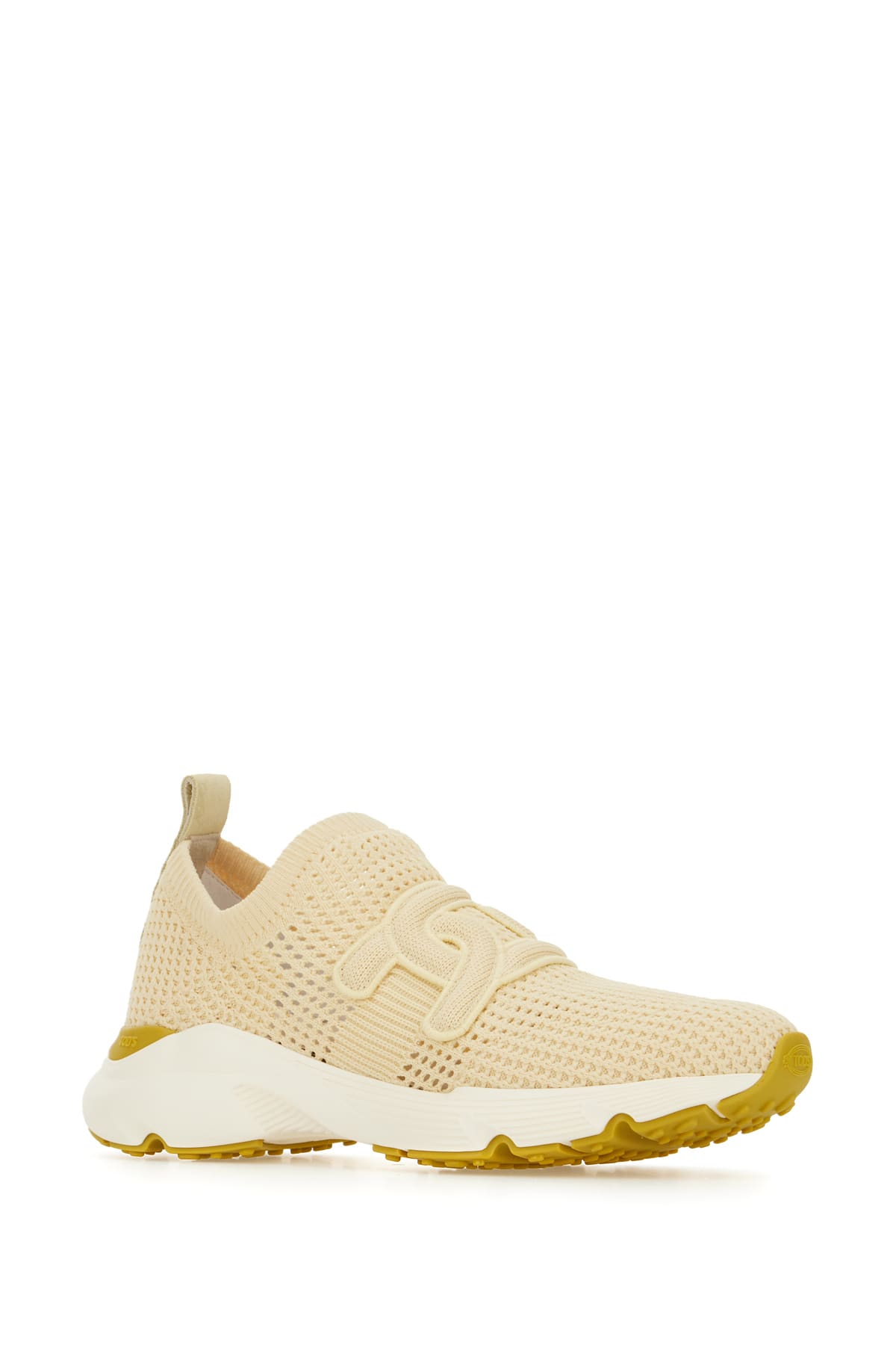 Tod's Mesh Upper Fabric Sneakers In Beige