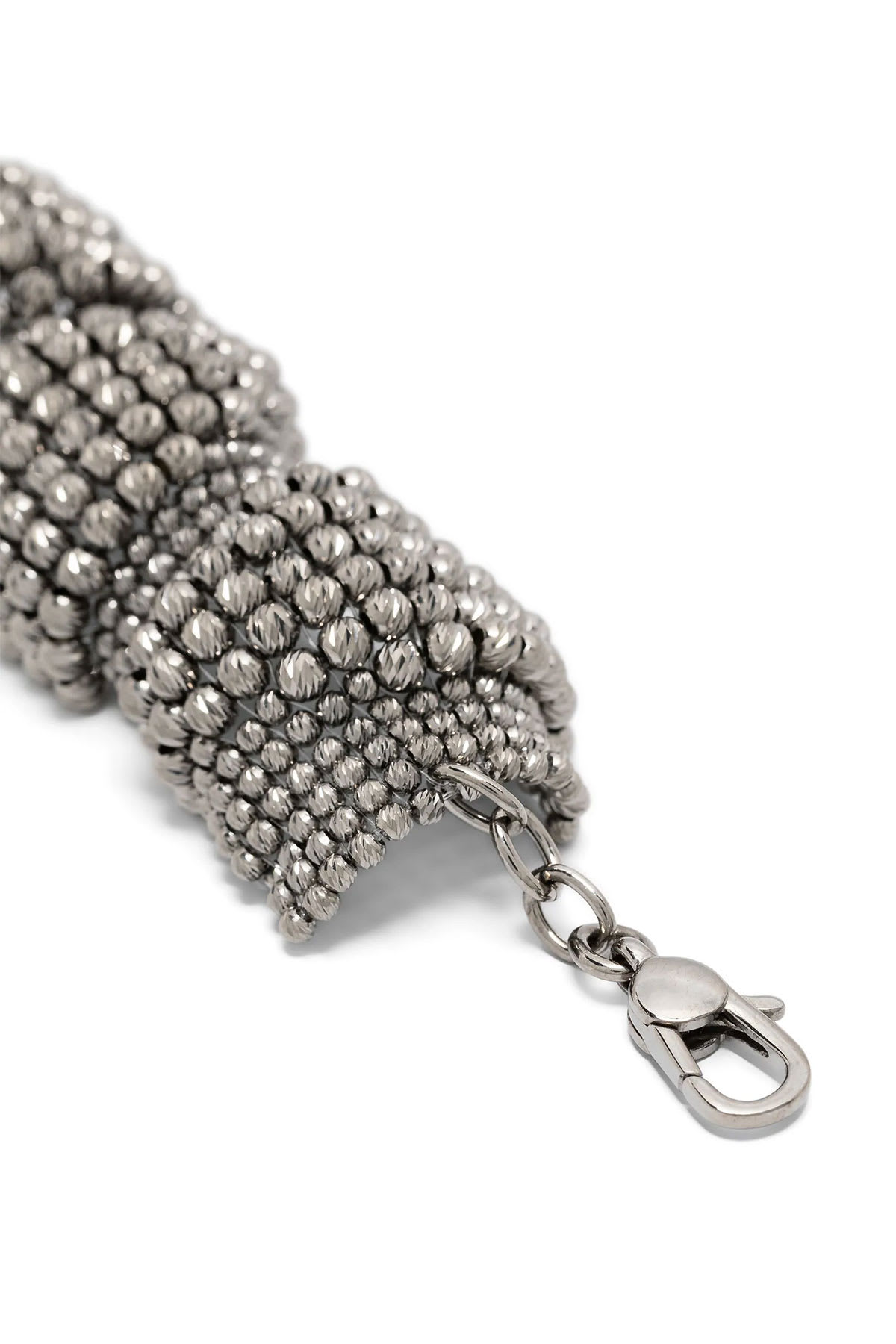 Shop Brunello Cucinelli Sculptured Bracelet In Silver