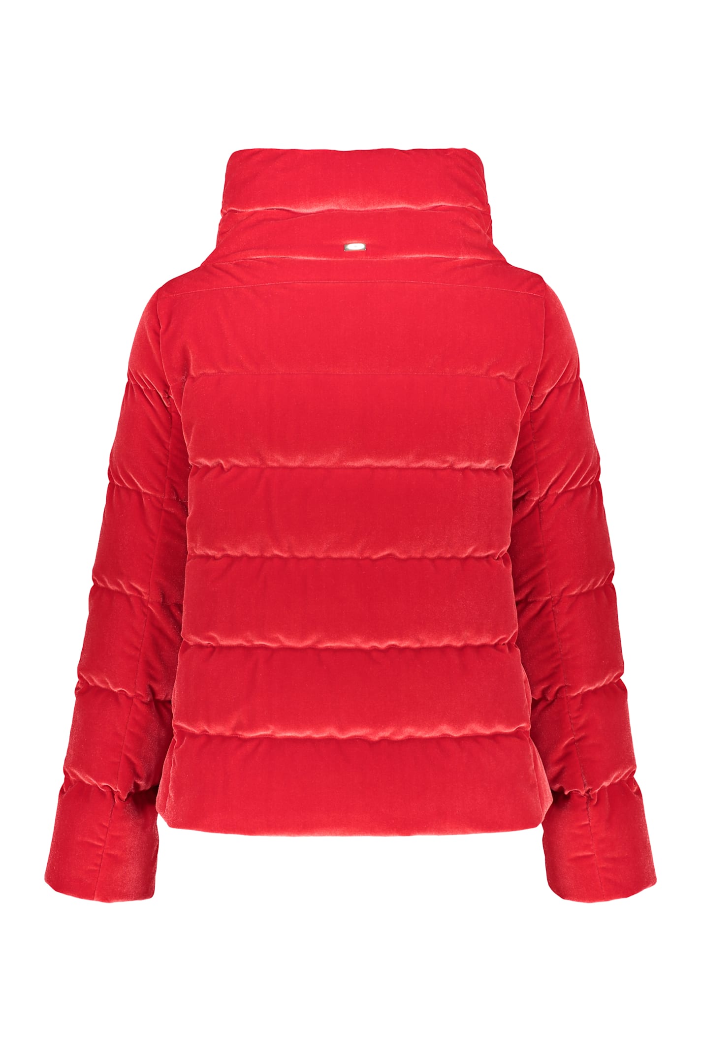 Herno Full Zip Down Jacket In Red
