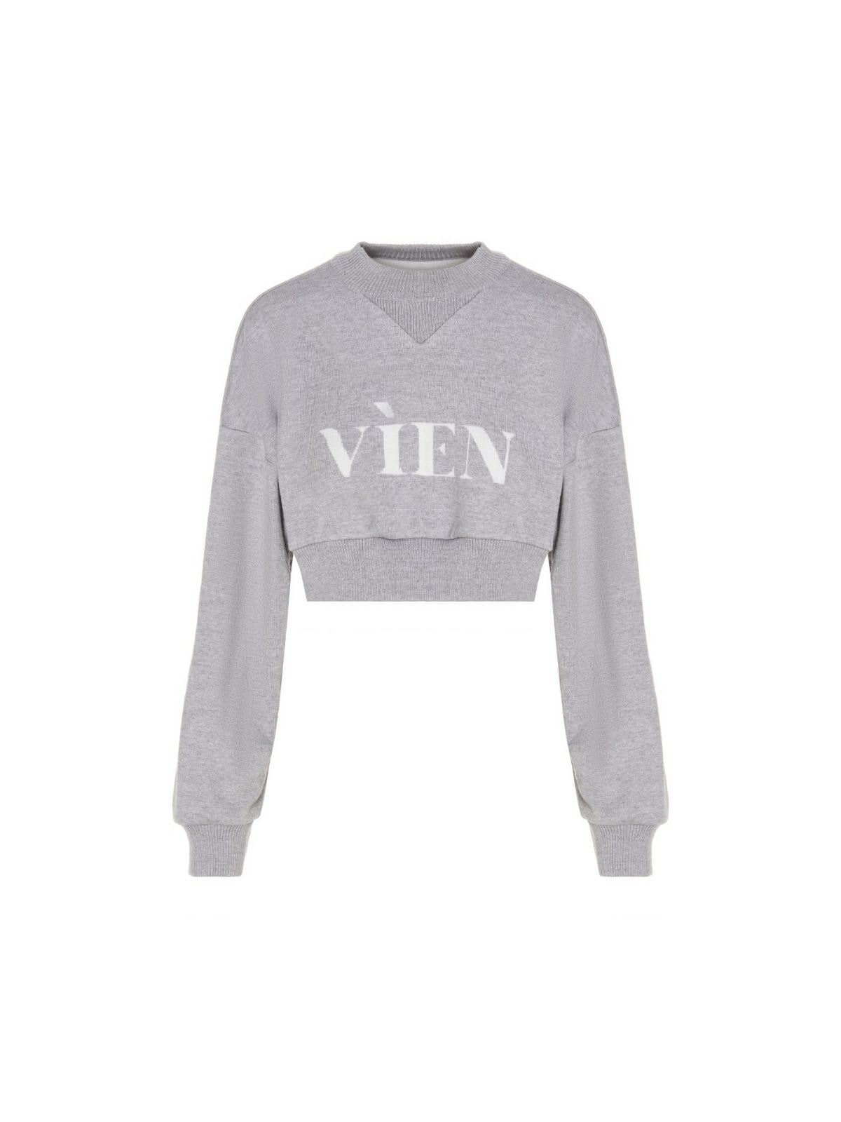 Vìen Logo Cropped Sweater