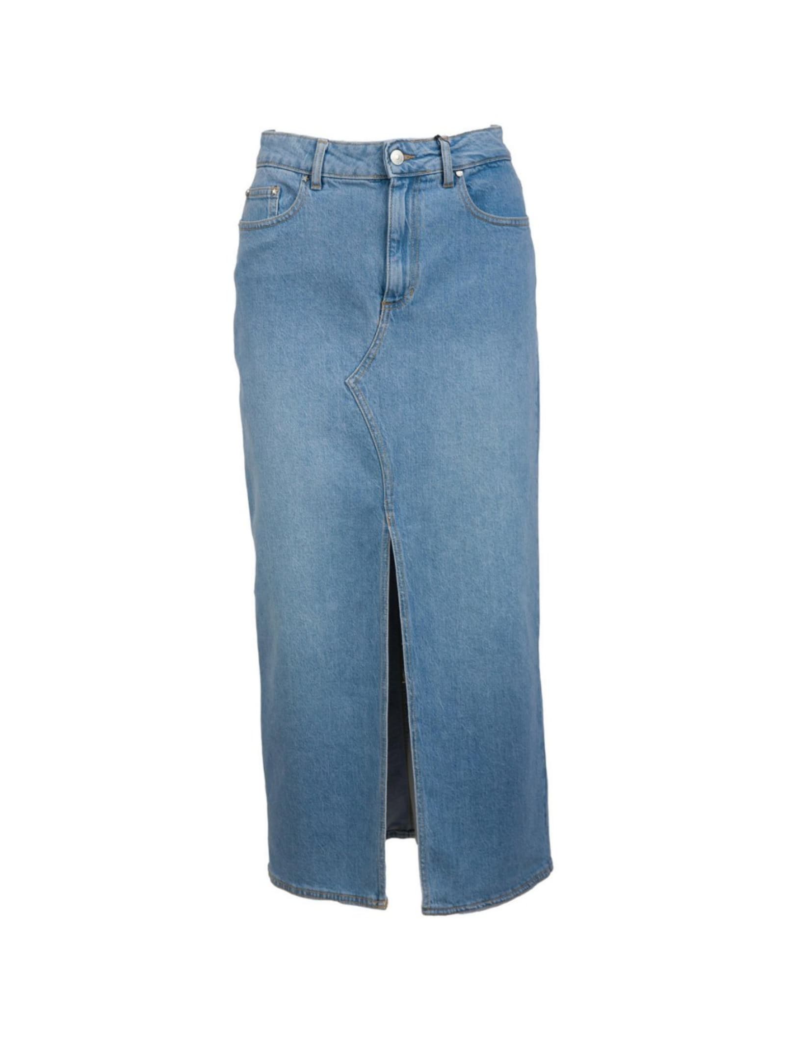 Shop Chiara Ferragni Skirt In Blue