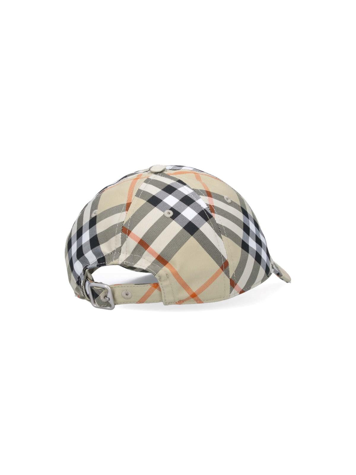 Shop Burberry Check Baseball Cap In Light Sage Ip Check