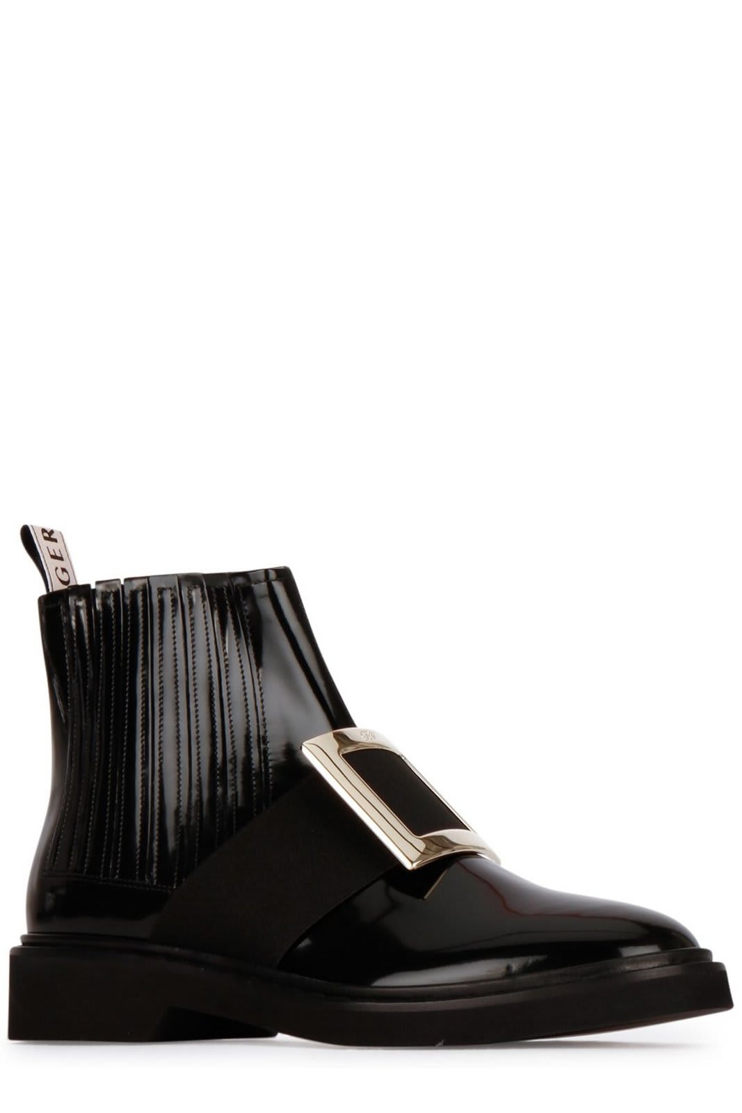 Shop Roger Vivier Viv Rangers Buckle Chelsea Boots