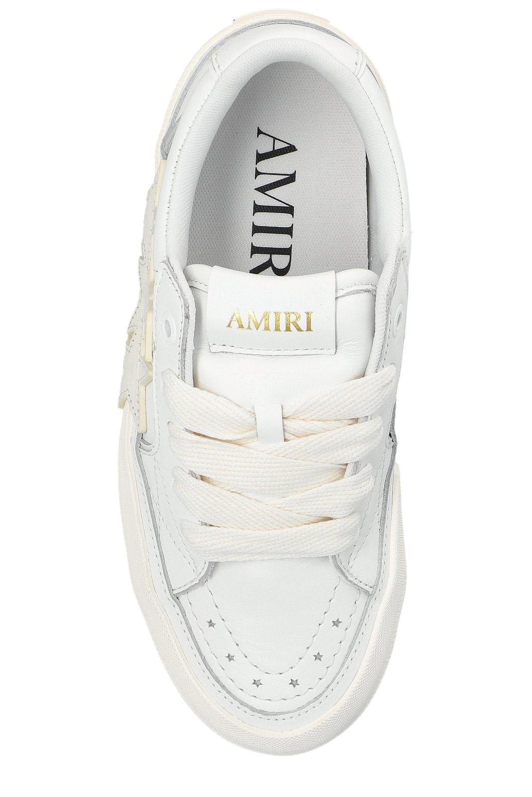 Shop Amiri Sunset Skate Low-top Sneakers In White