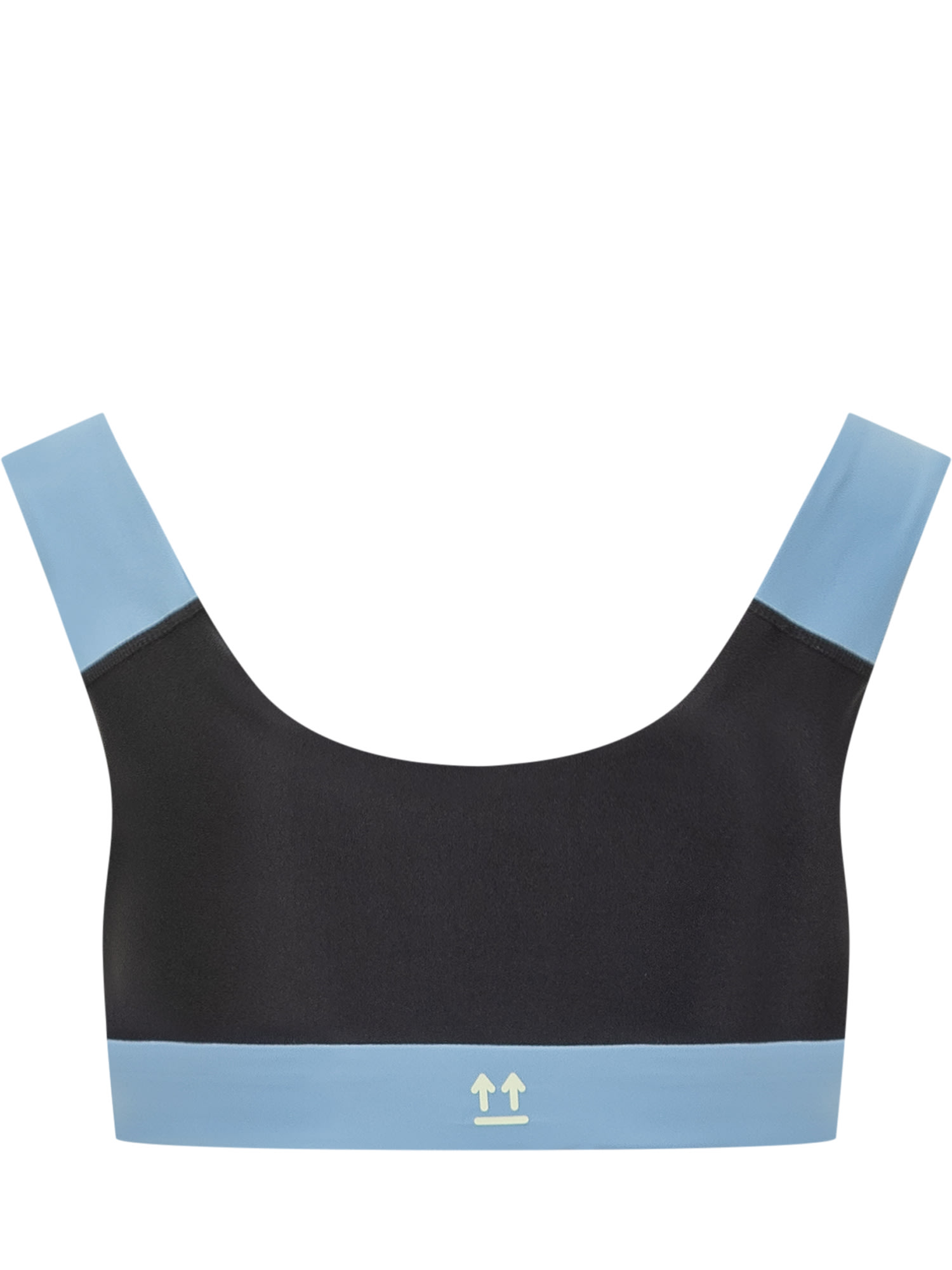 Off-white Polyester-blend Underwear With Elastane In Black-light Blue
