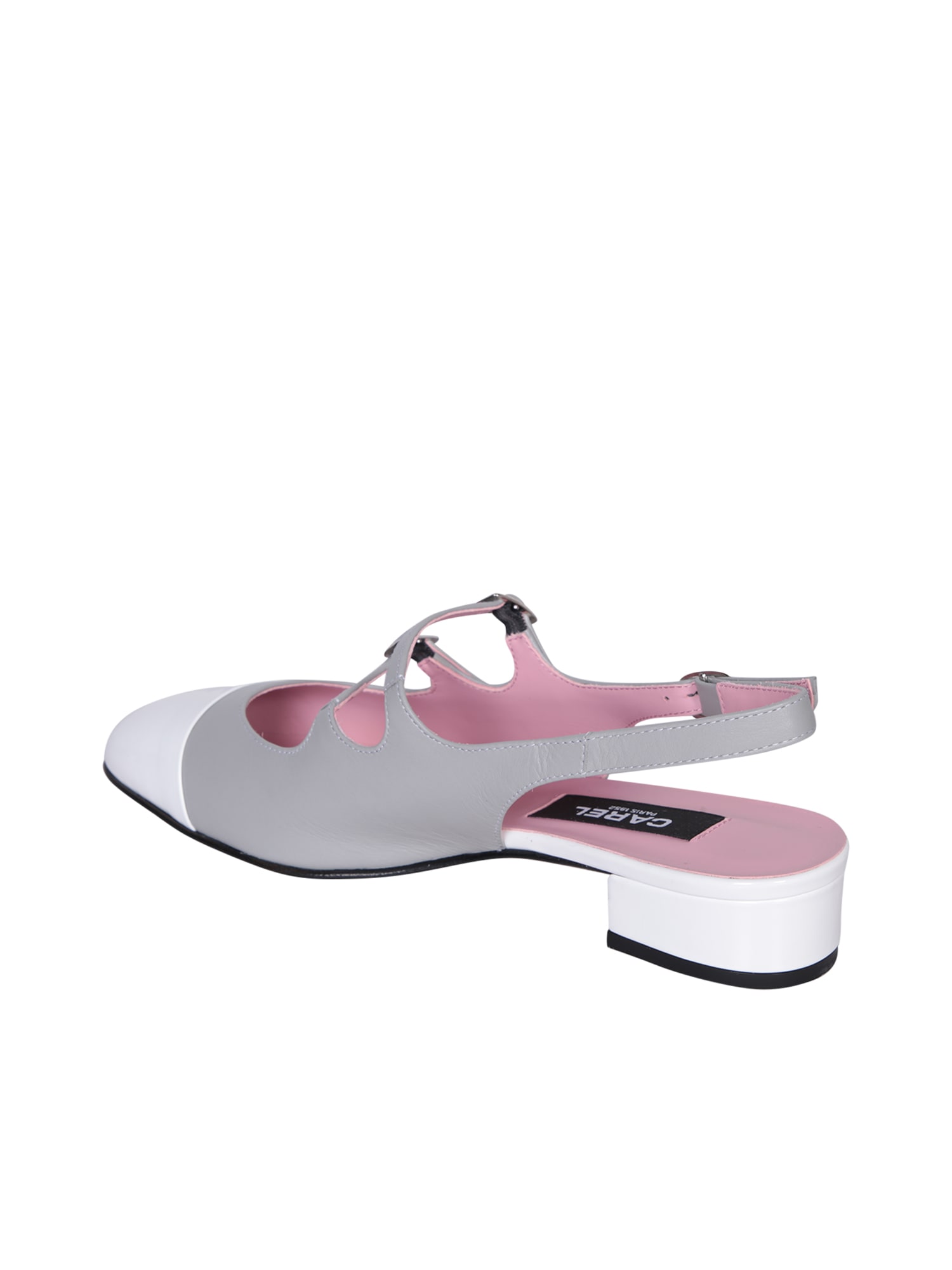 CAREL MARY JANES ABRICOT GREY/IVORY 