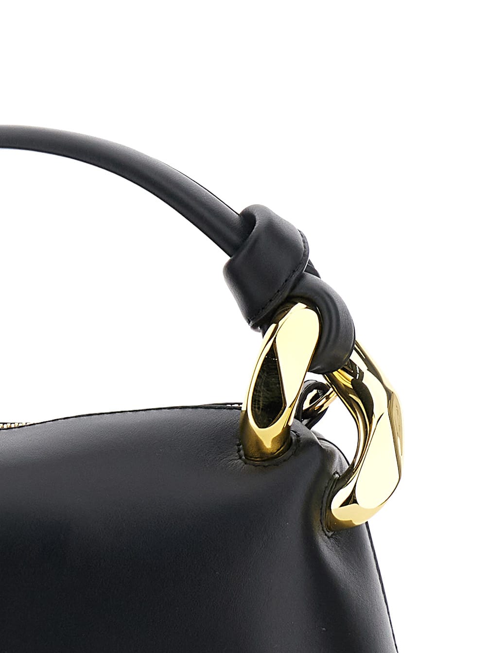 Jw Anderson The Jwa Corner Crossbody In Black
