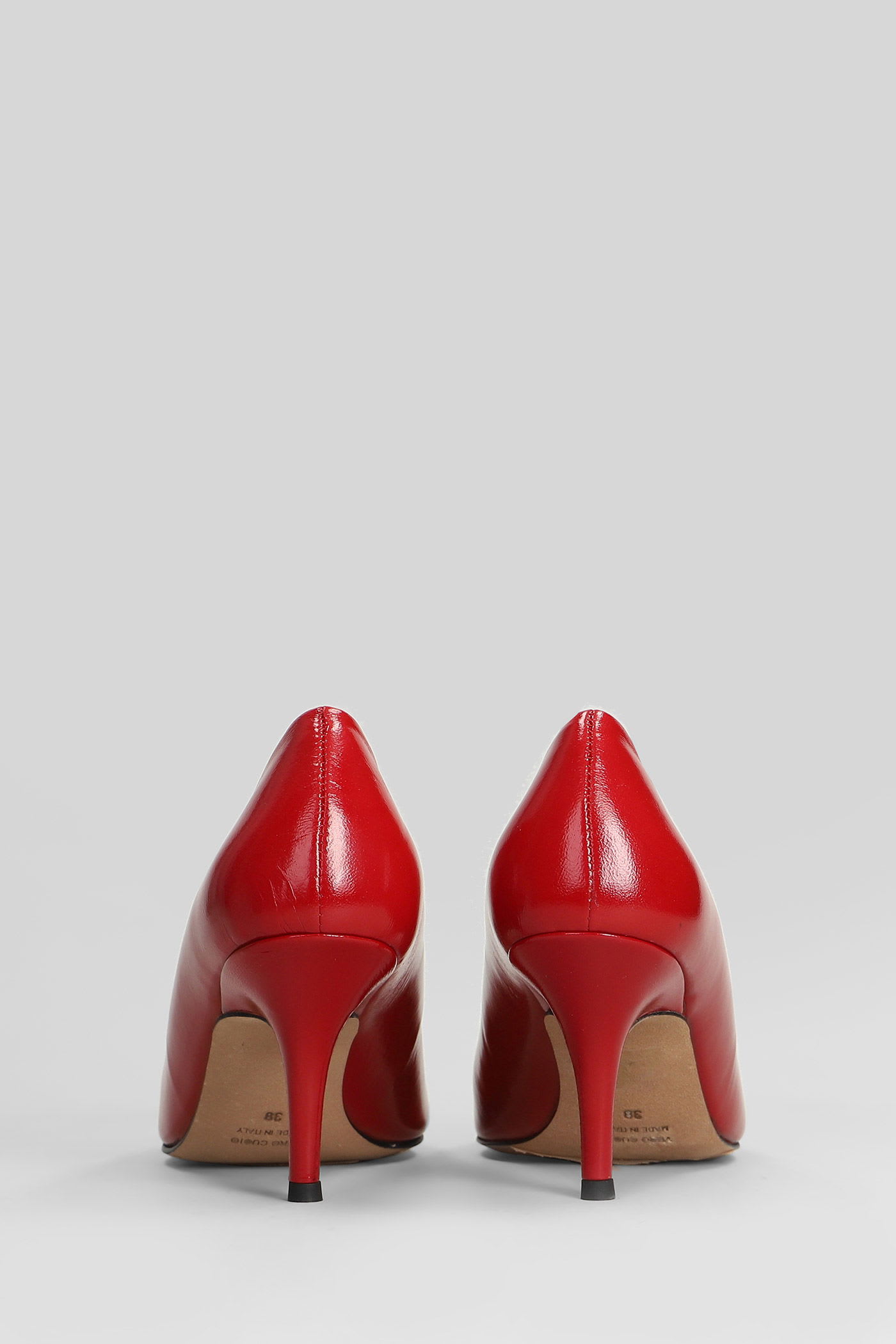 The Seller Pointed-toe Leather Pumps In Red
