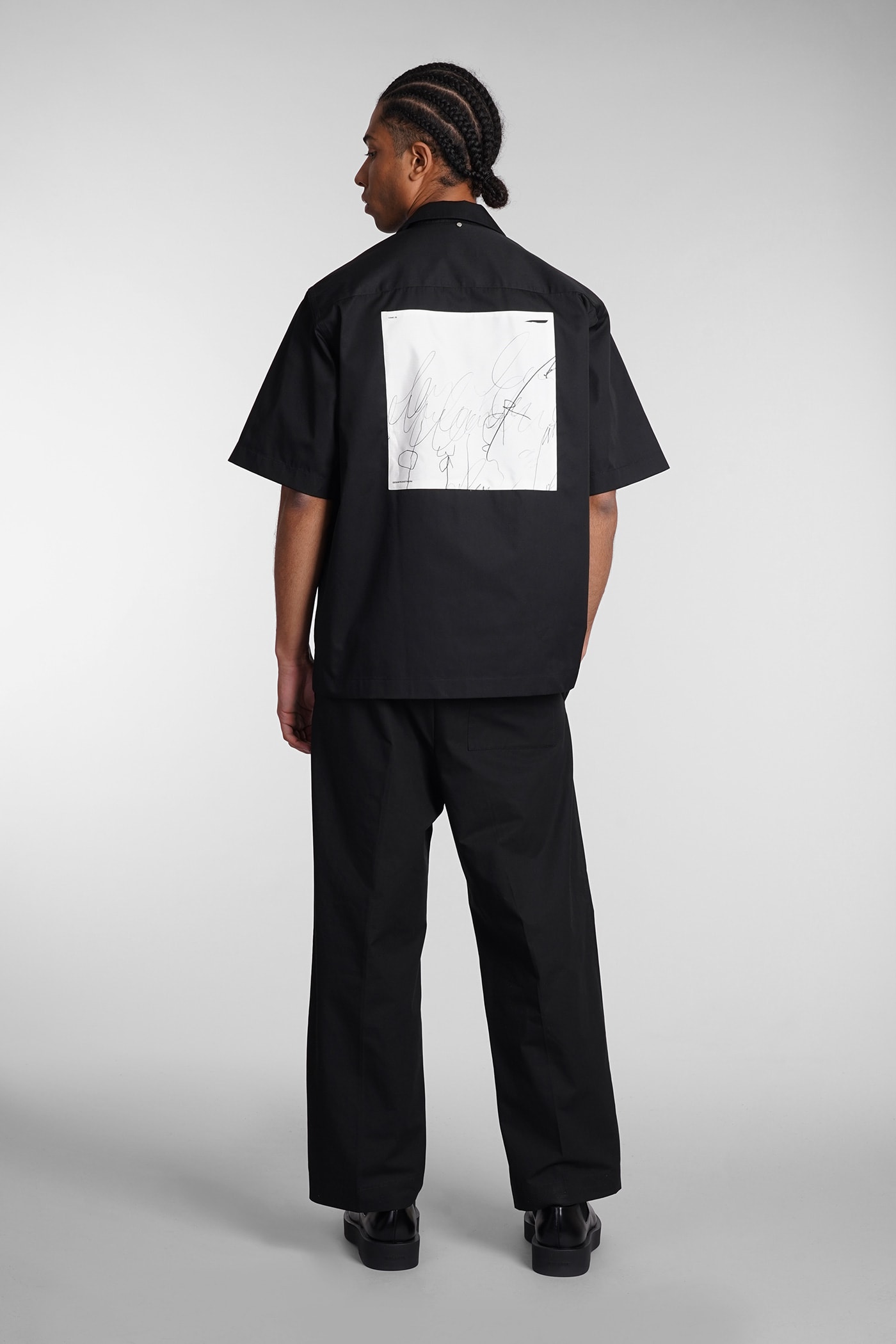 Shop Oamc Shirt In Black Polyester