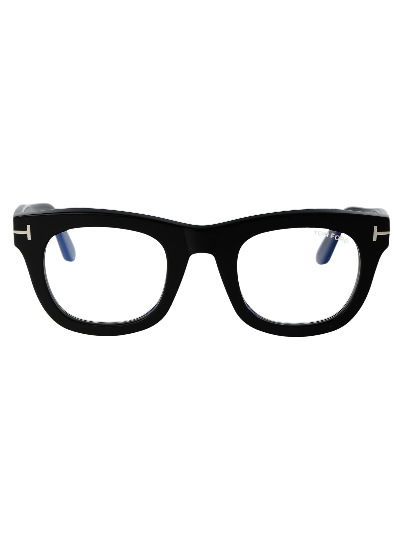Shop Tom Ford Ft5872-b Glasses In 001 Nero Lucido