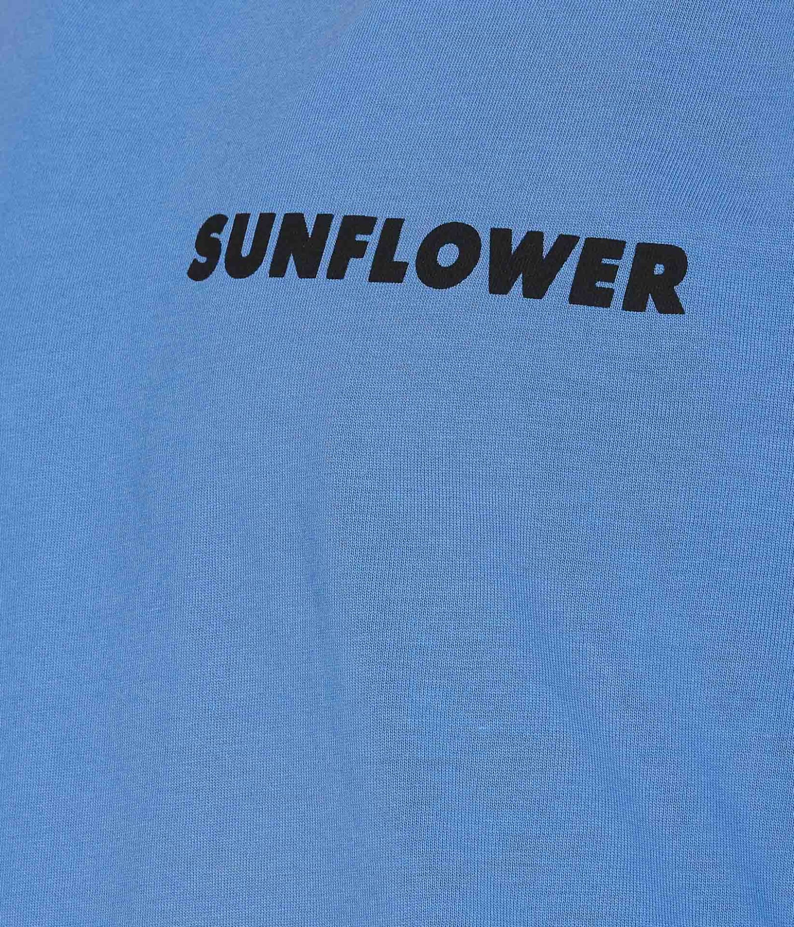 Shop Sunflower Master Logo T-shirt In Blue