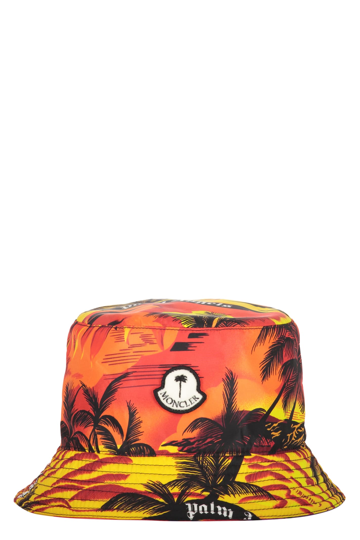 Shop Palm Angels Moncler X  Bucket Hat In Multicolor