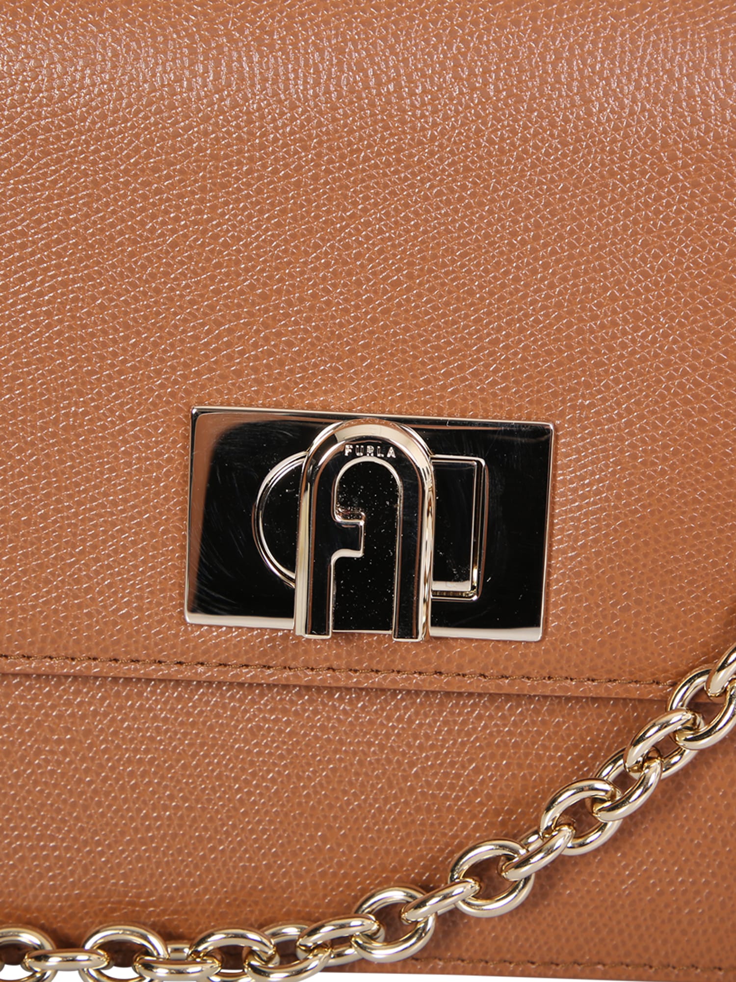 Shop Furla 1927 Small Crossbody Bag In Brown