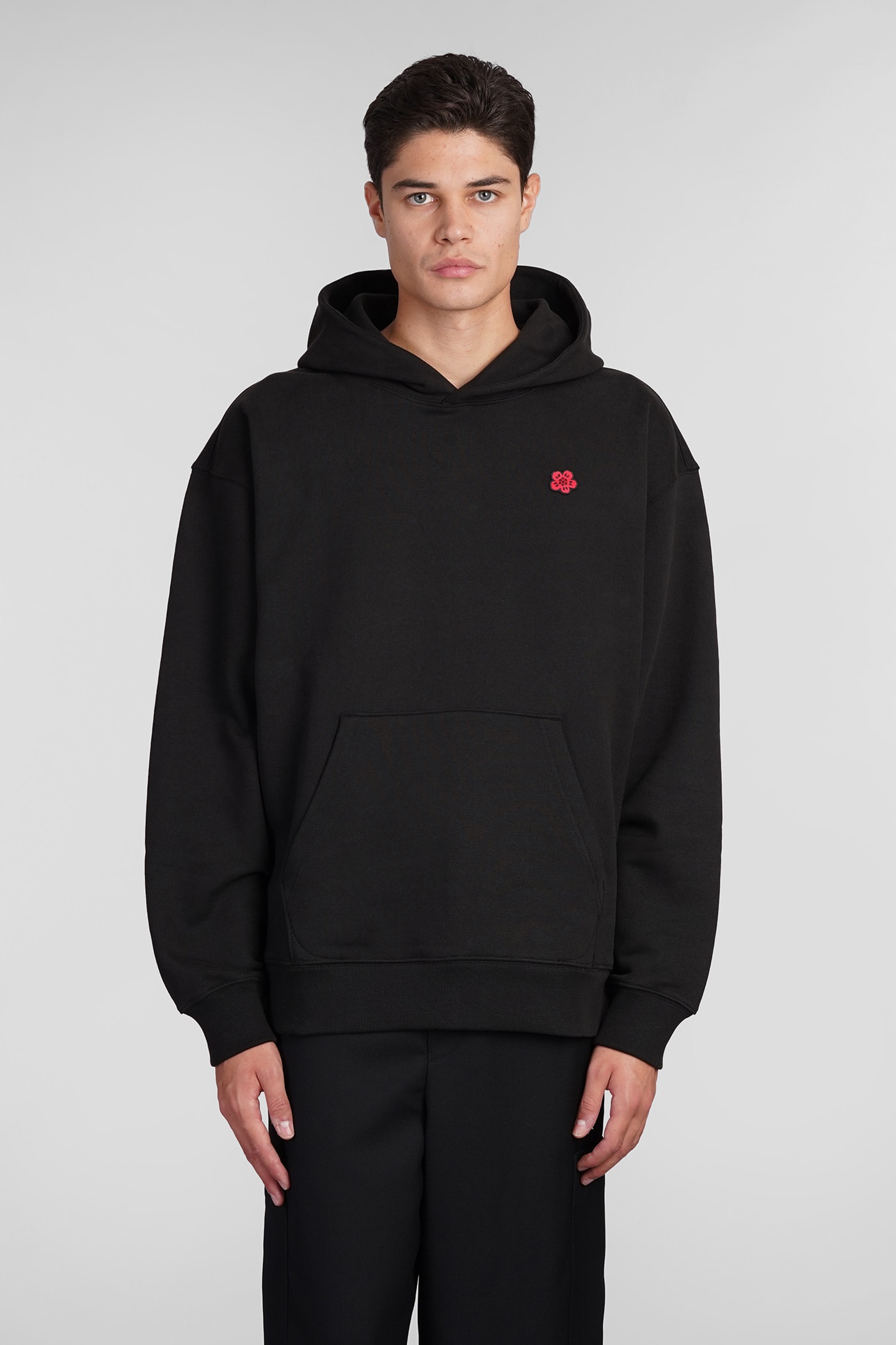 Shop Kenzo Sweatshirt In Black Cotton