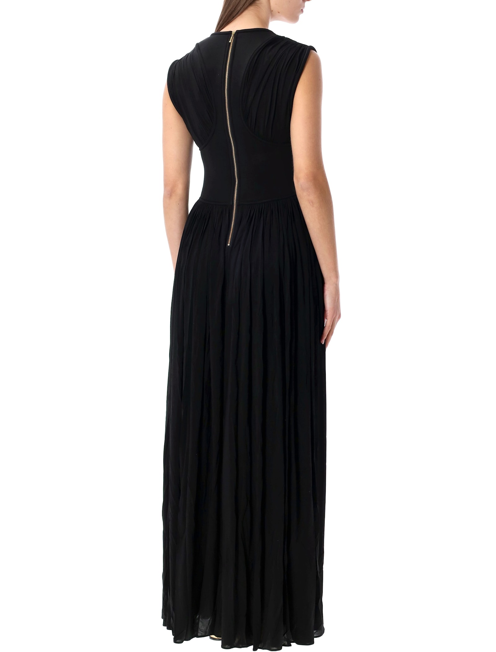 Zimmermann Hypnotic Black Long Dress In Black