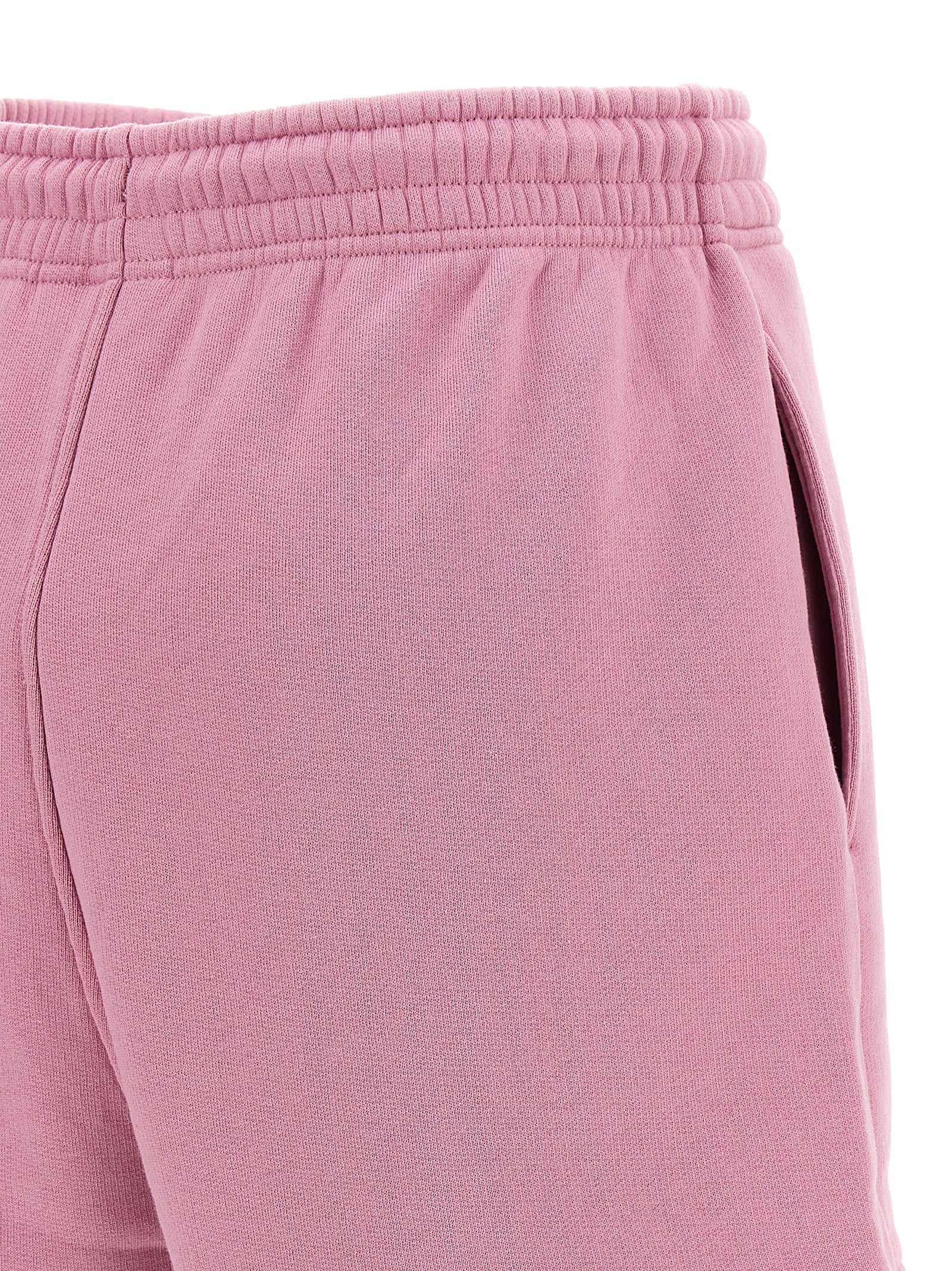 Shop Maison Kitsuné Baby Fox Shorts In Pink