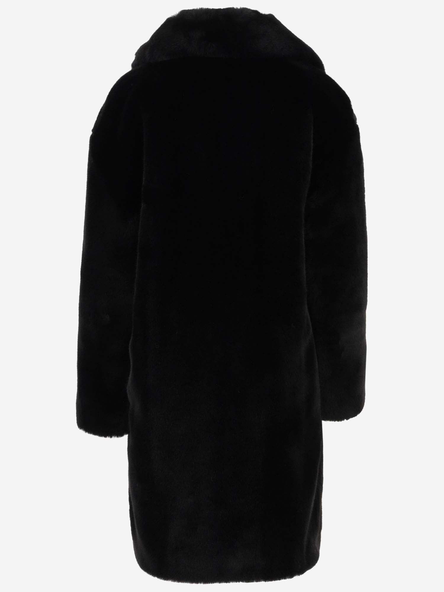 Shop Stand Studio Camille Coat In Nero