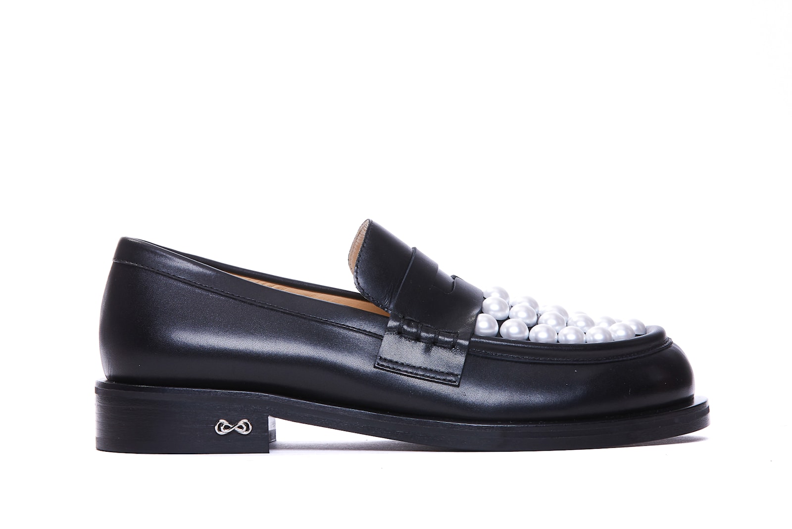 Shop Mach &amp; Mach Sirene Loafers In Black