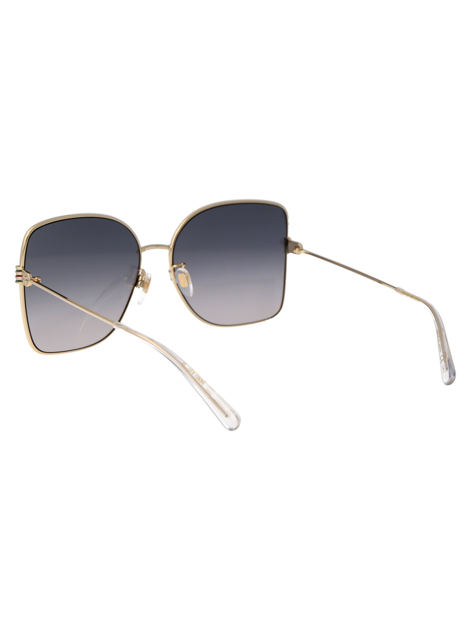 Shop Gucci Gg1282sa Sunglasses In 002 Gold Gold Grey