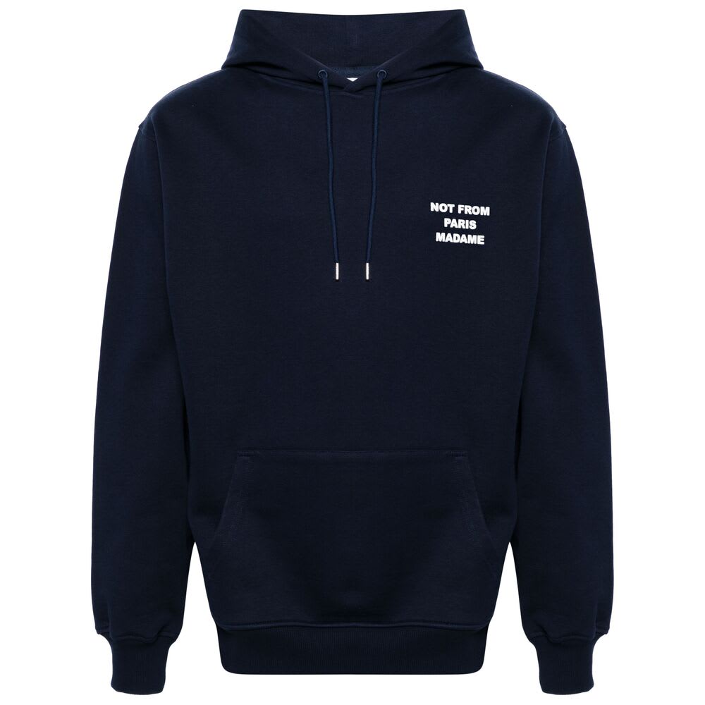 Drole De Monsieur Logo-print Cotton Hoodie