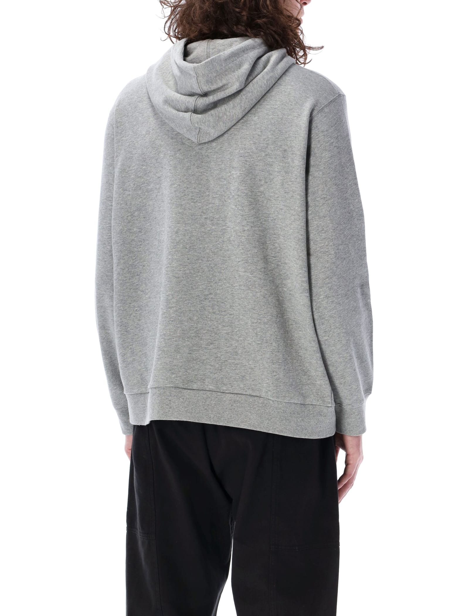 Shop Gramicci One Point Hoodie In Heather Grey