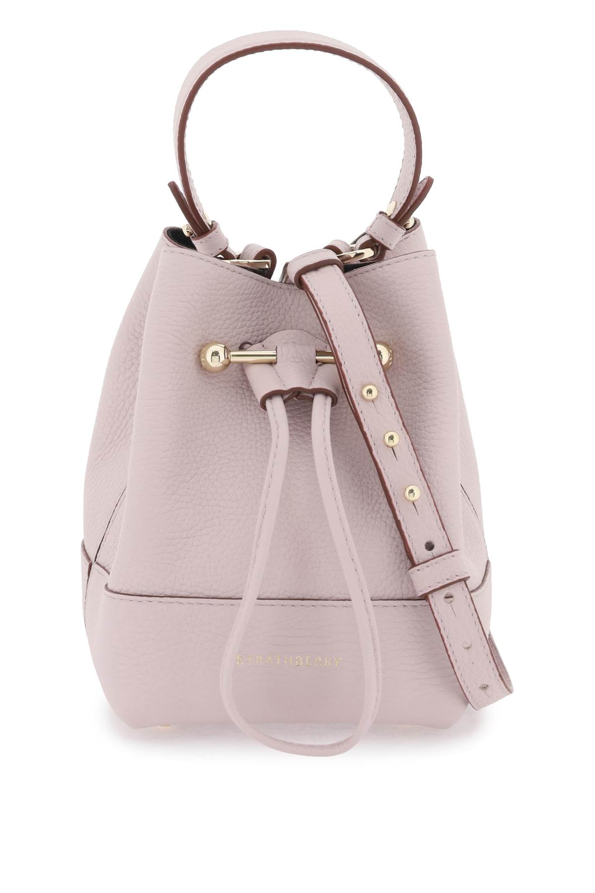 Lana Osette Drawstring Leather Crossbody Bag